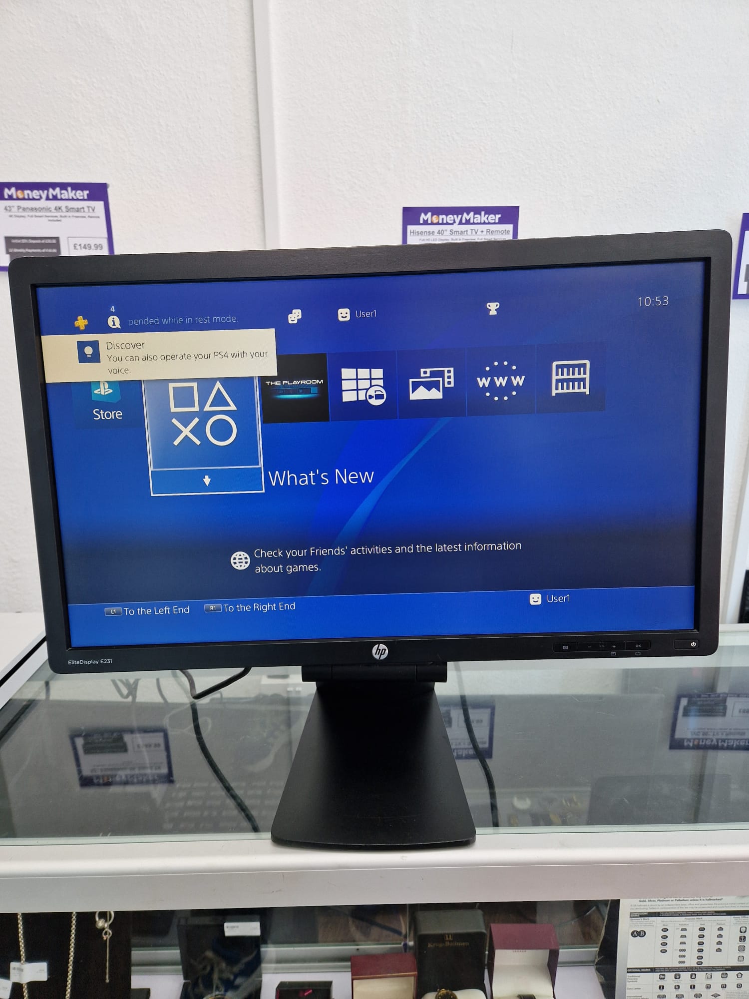 Product photo for HP EliteDisplay E231 HD Monitor Unboxed + Power Cable - 12 Month Warranty