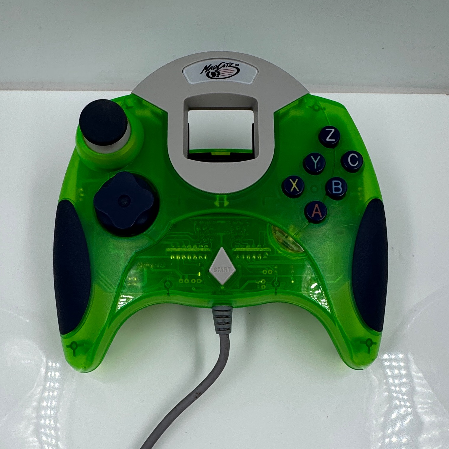 Product photo for MAD CATZ SEGA DREAMCAST GREEN CONTROLLER
