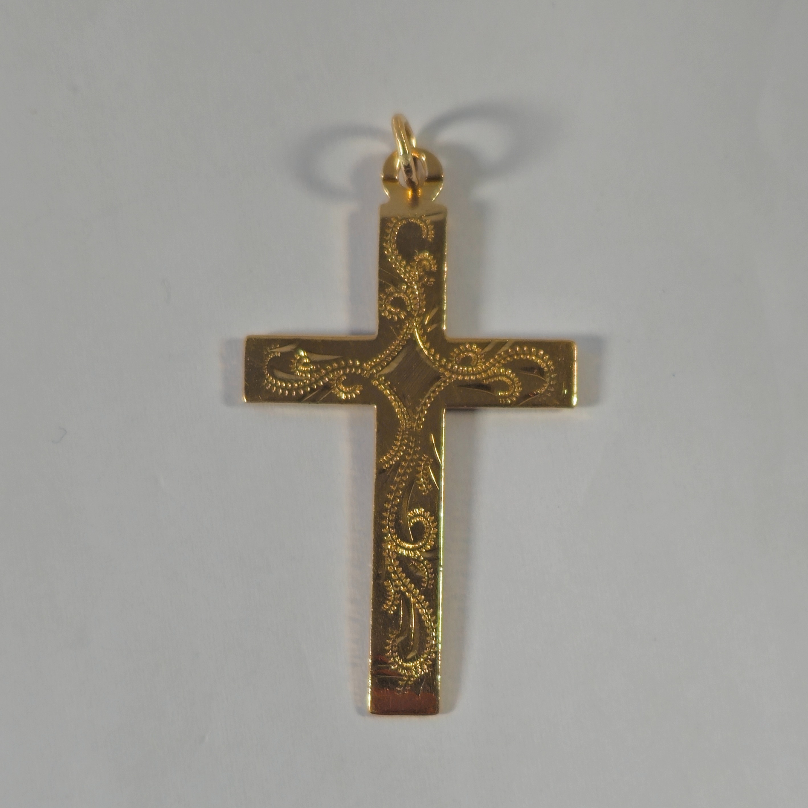 Product photo for 9ct Gold Cross Pendant