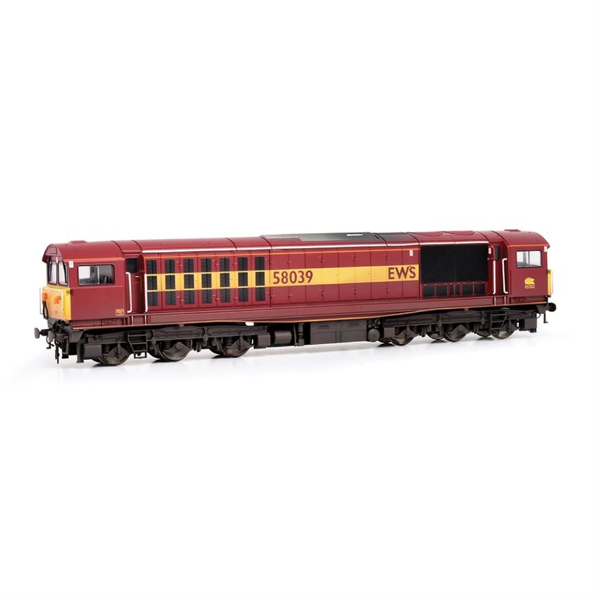 Product photo for Bachmann EFE Rail E84008 Class 58 58039 EWS Weathered OO Gauge