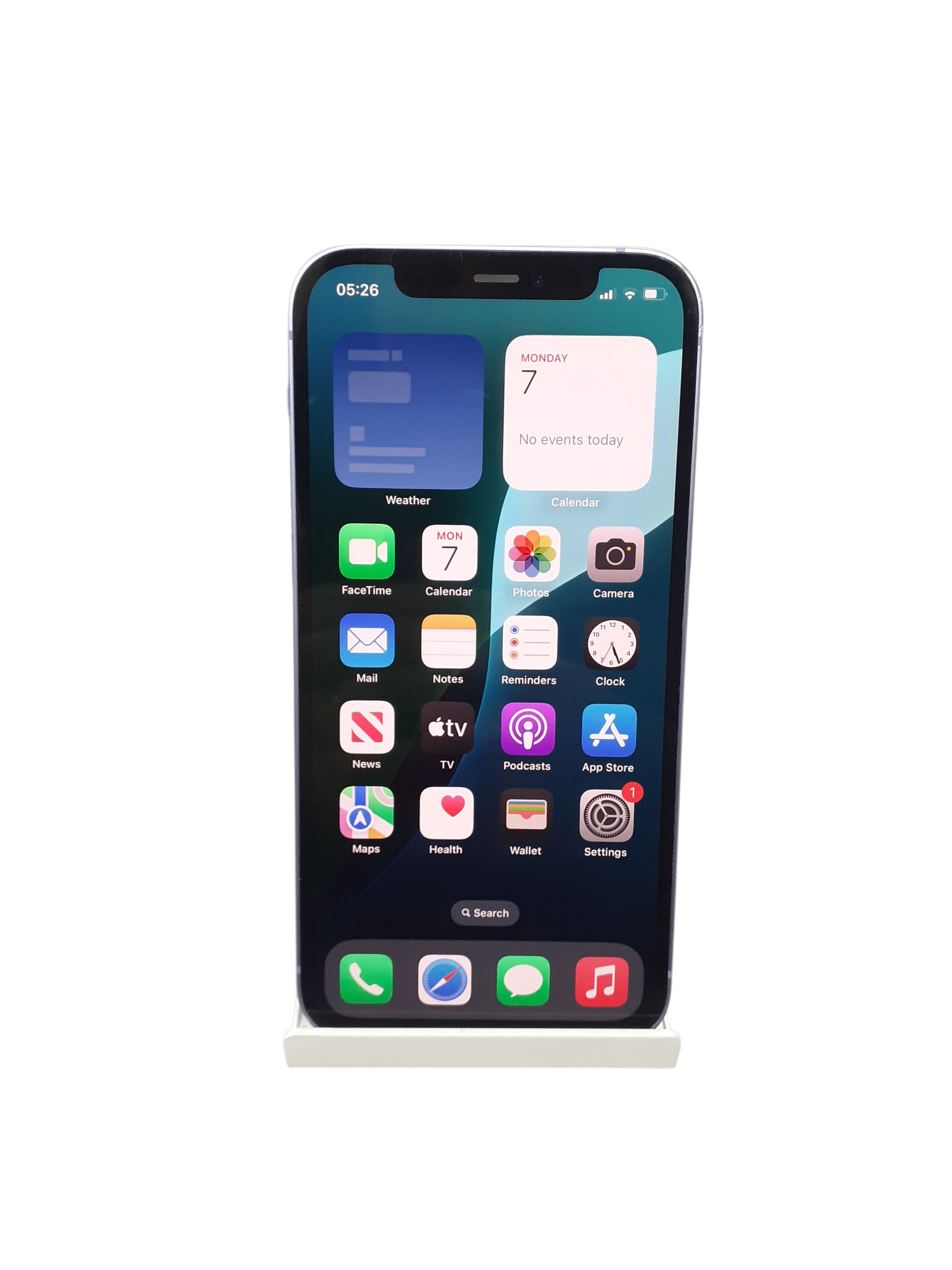 Product photo for Apple iPhone 12 256GB Purple, Unlocked 86% Battery Health