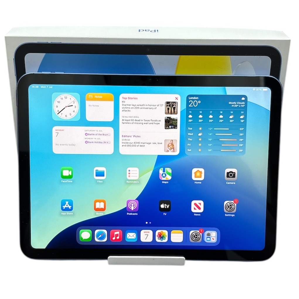 Product photo for Apple iPad 10th Gen (2022) - WIFI 64GB Blue Boxed