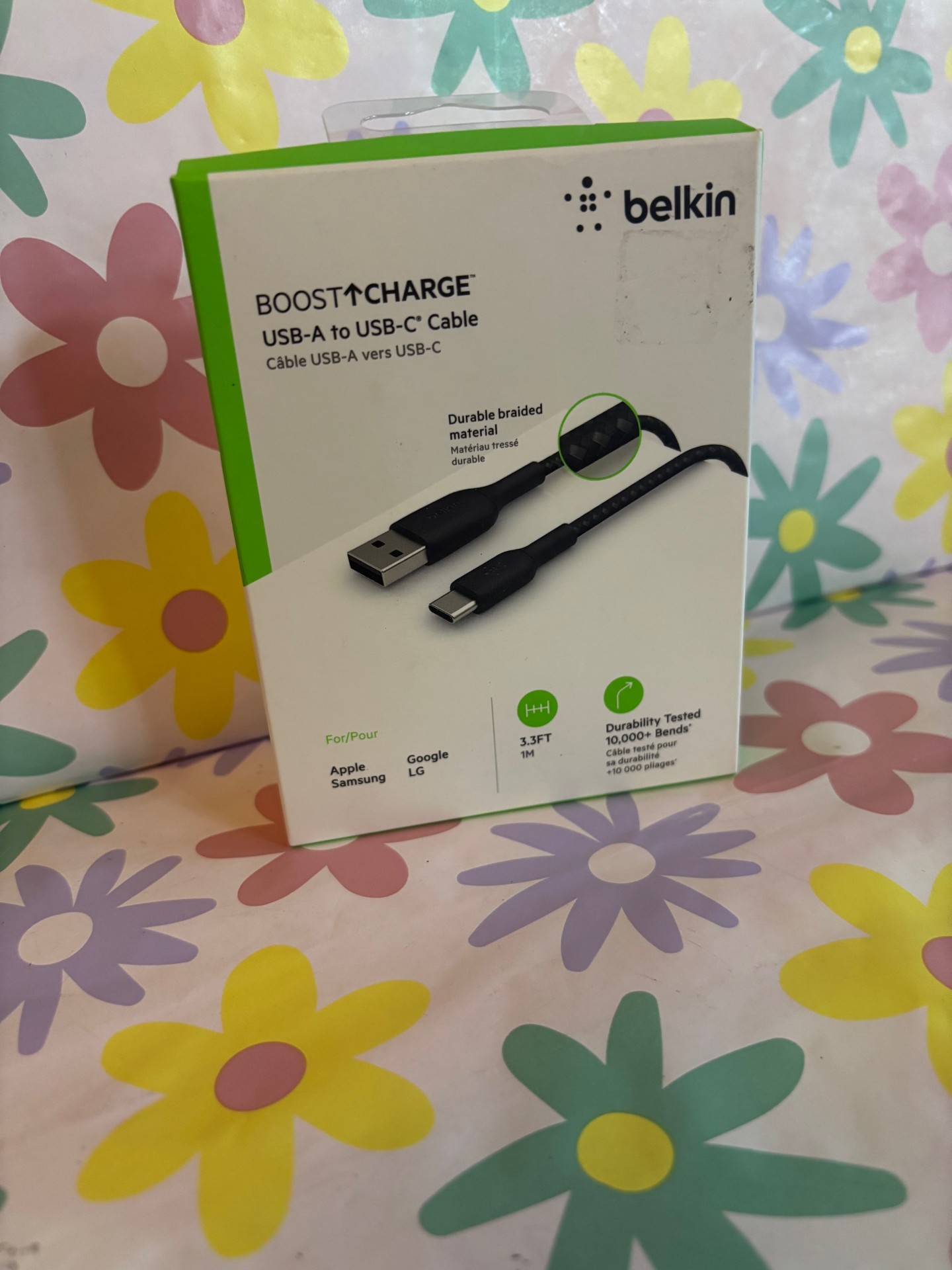 Product photo for black belkin cables
