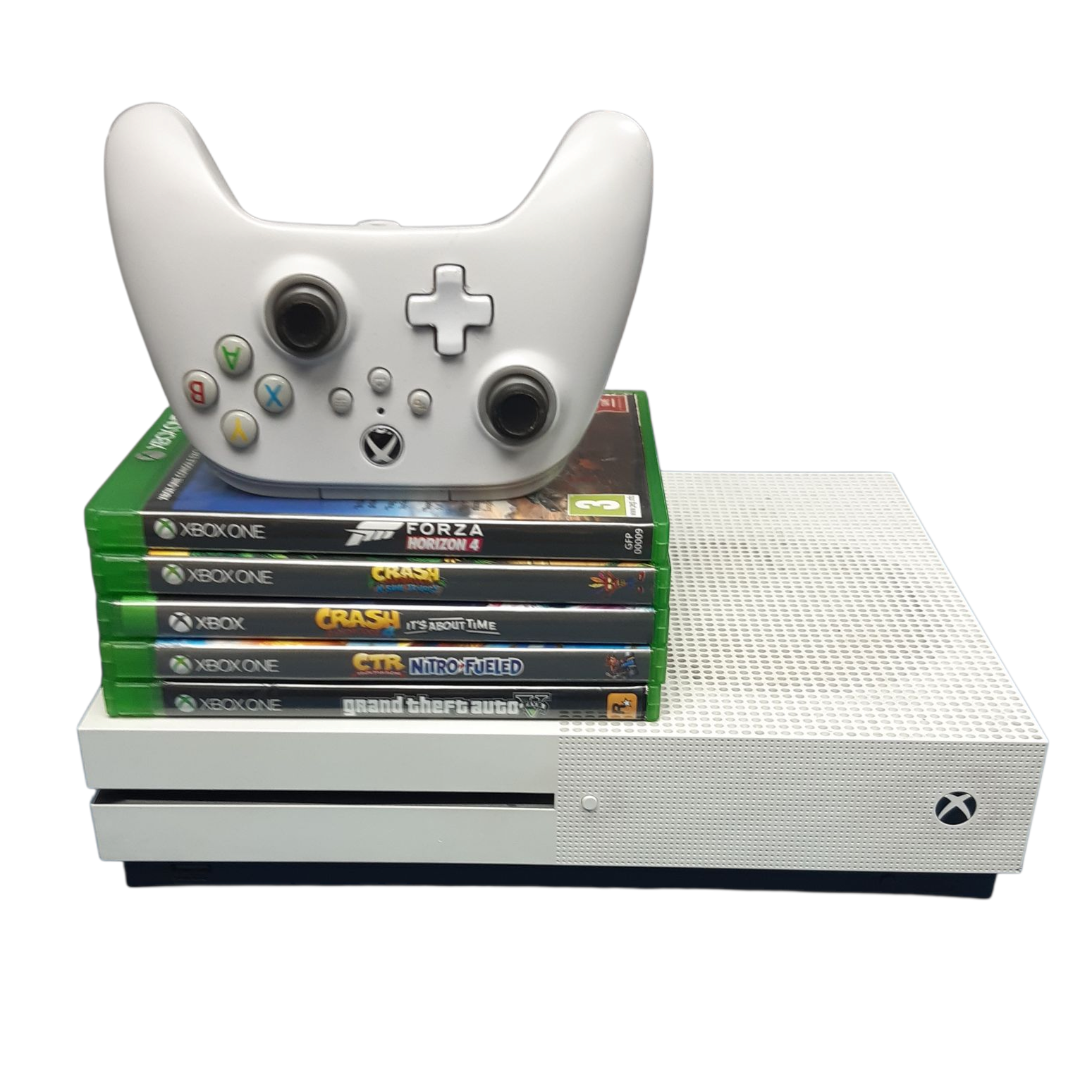 Product photo for Microsoft Xbox One S 1TB Package