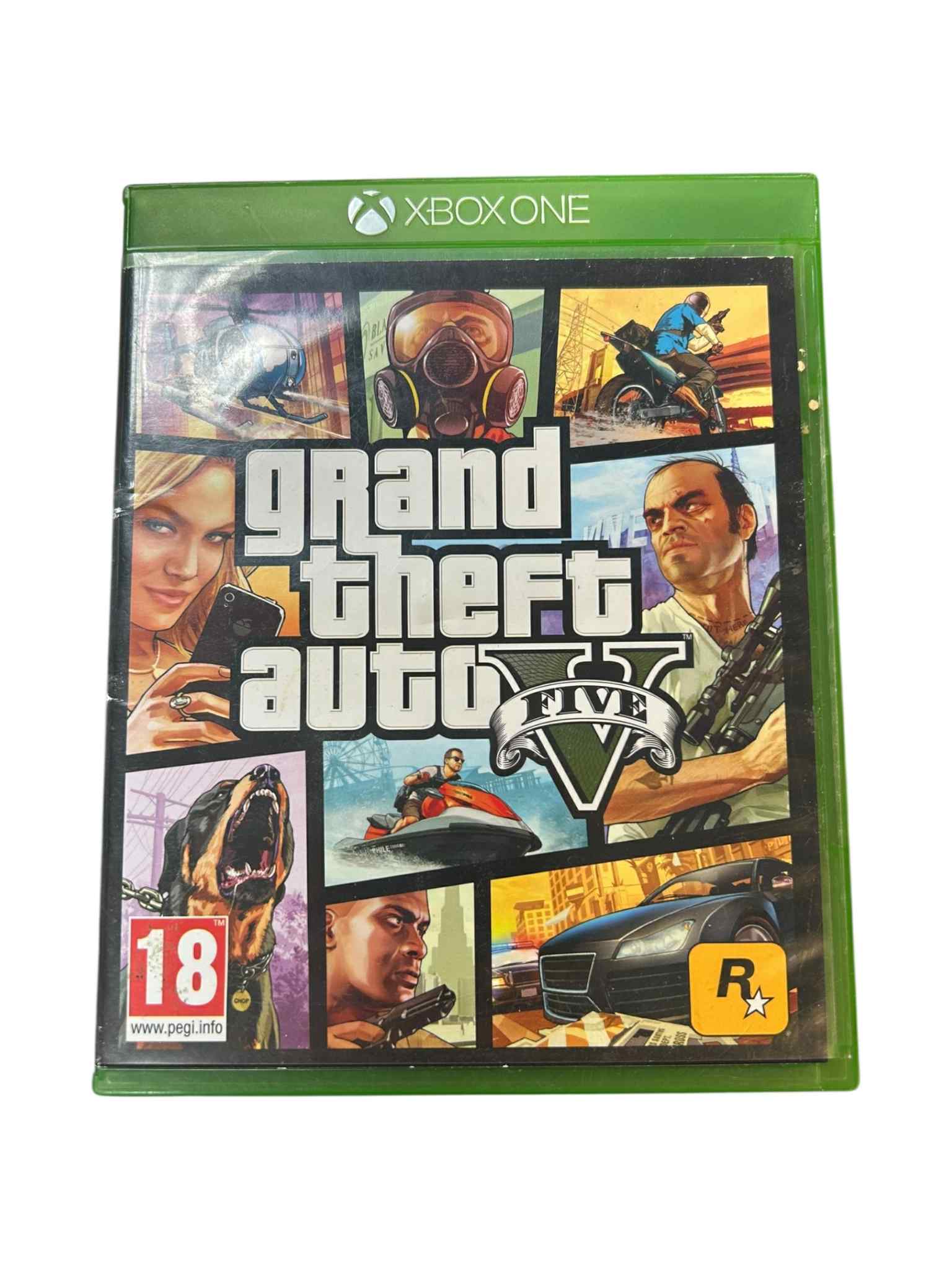 Product photo for Grand Theft Auto V (18) - Xbox One Game