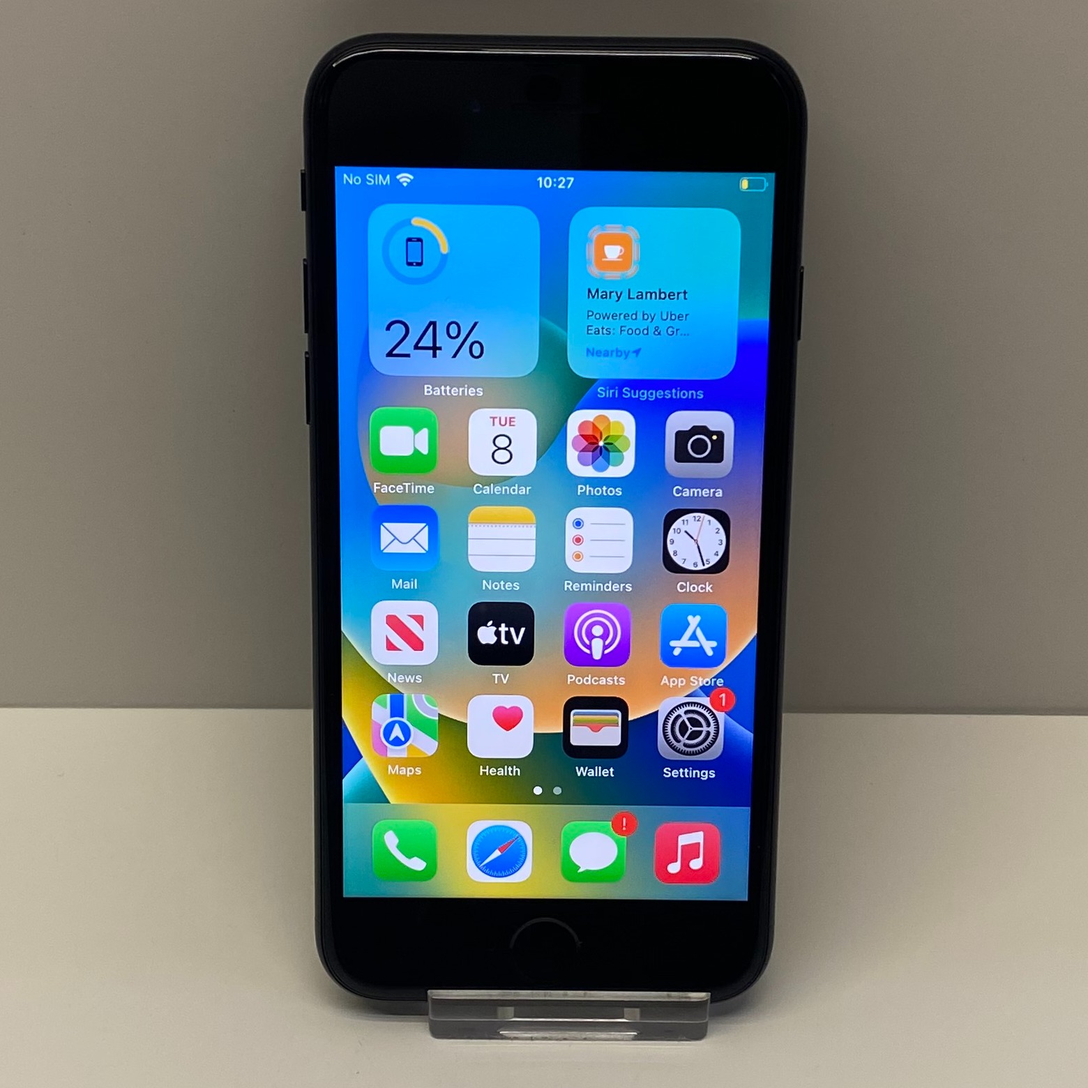 Product photo for Apple iPhone SE 2022 Unlocked Model A2595 64GB in Black