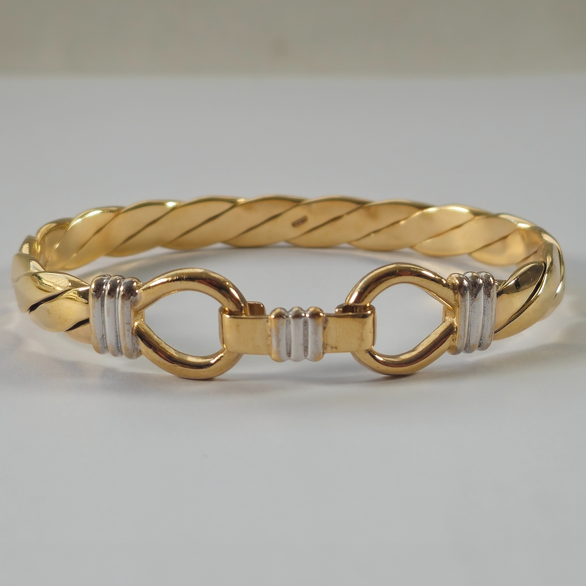 Product photo for 9ct Gold Buckle Bangle