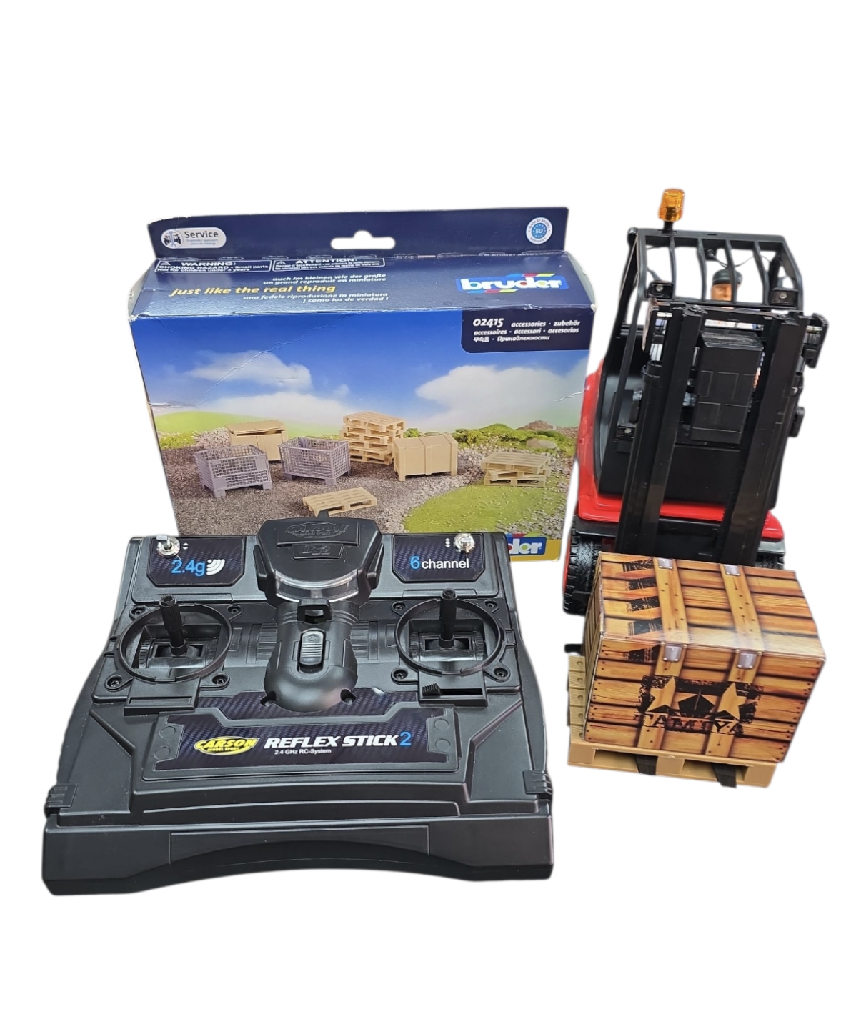 Product photo for Tamiya Linde H40D + Accessories