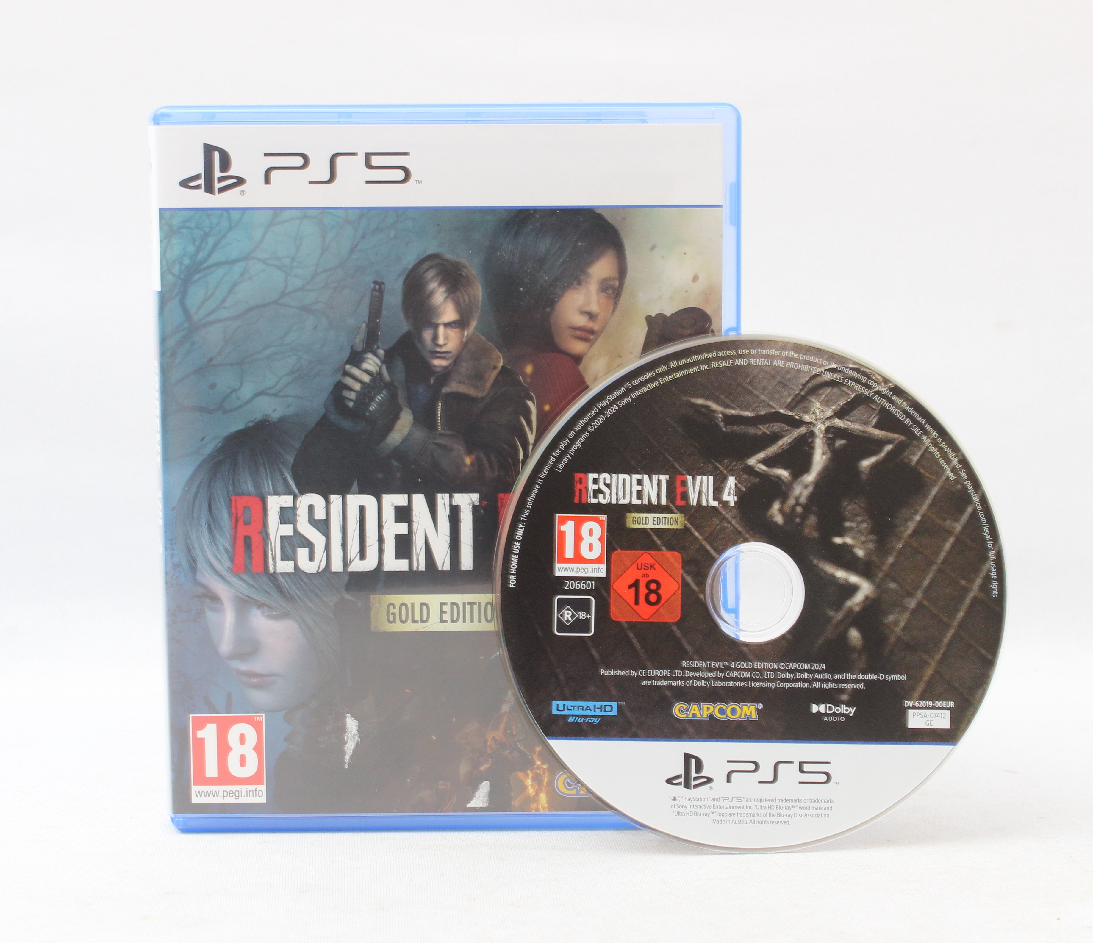 Product photo for Resident Evil 4 Gold Edition PlayStation 5 PS5 Videogame - Boxed (VG)