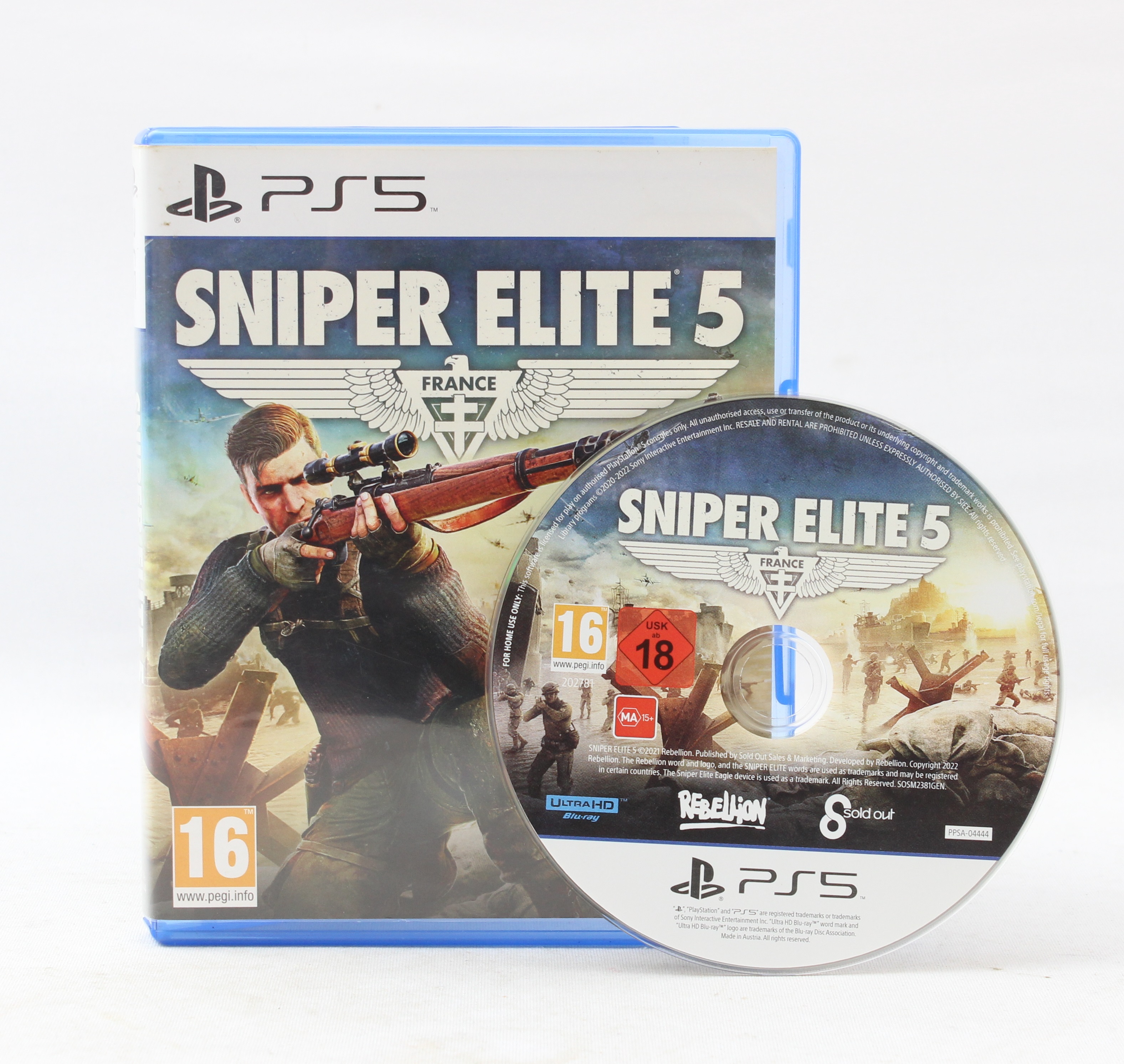 Product photo for Sniper Elite 5 PlayStation PS5 Videogame - Boxed (VG)