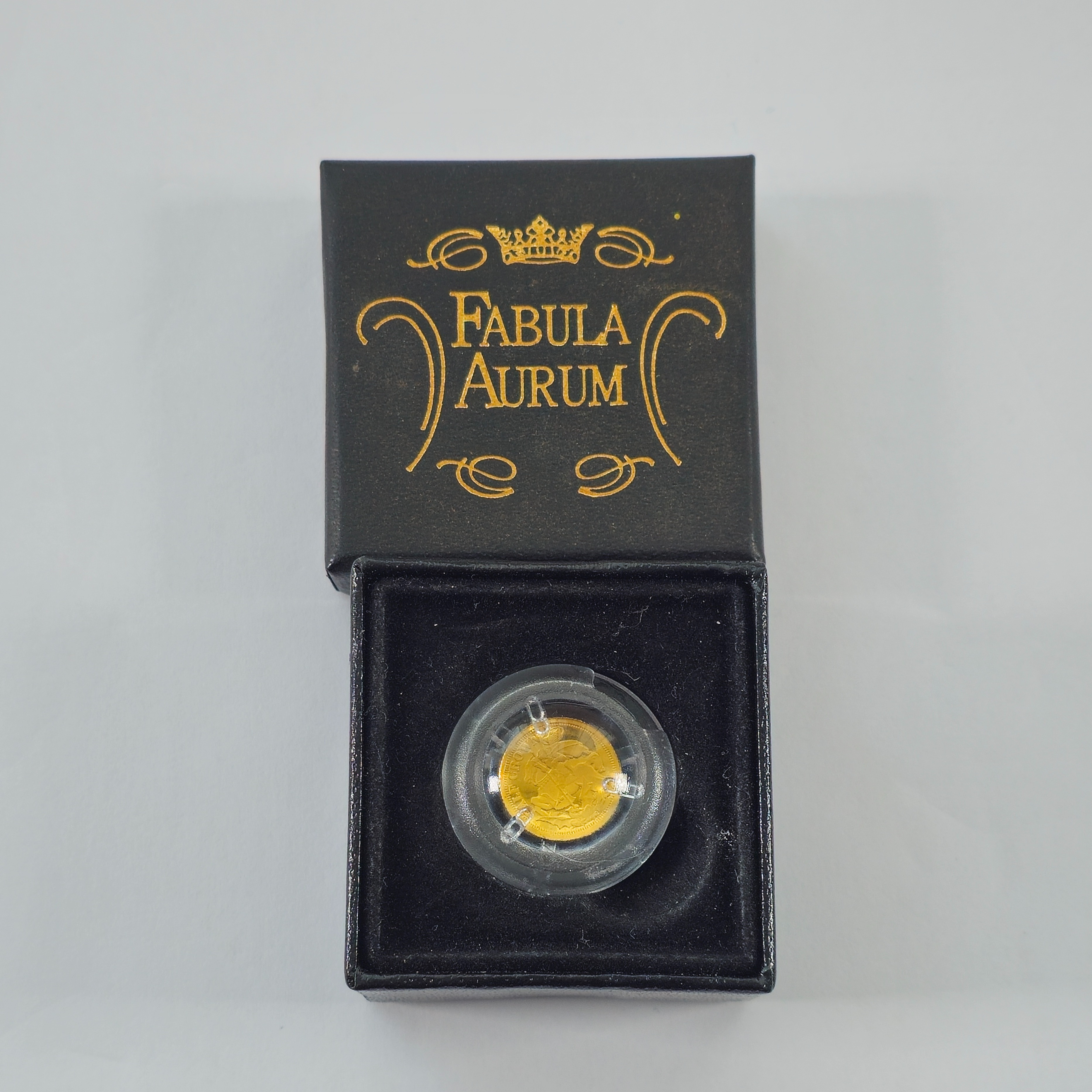 Product photo for 24ct Gold Queen Elizabeth Half Crown Coin