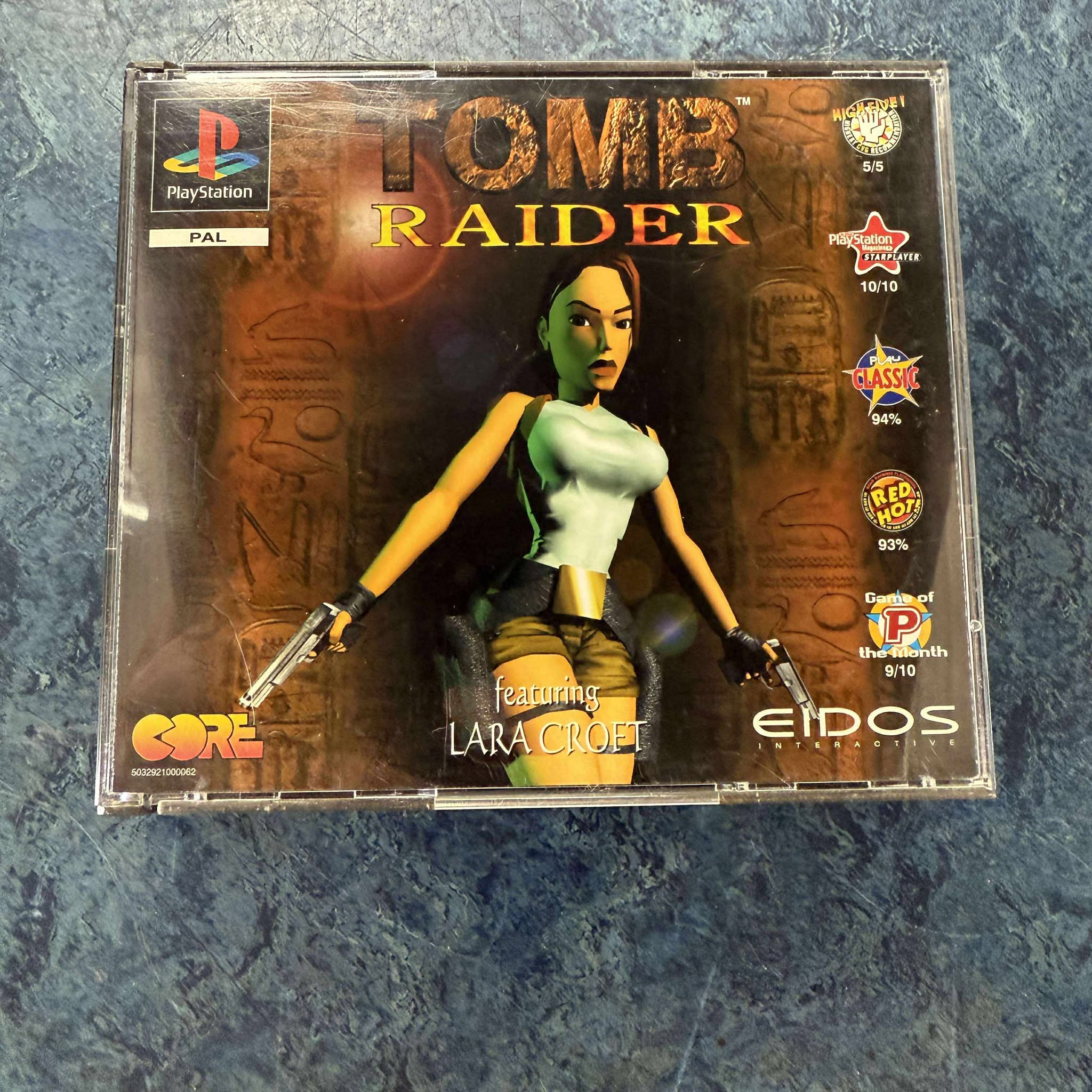 Product photo for Sony Tomb Raider - PlayStation 1 Game