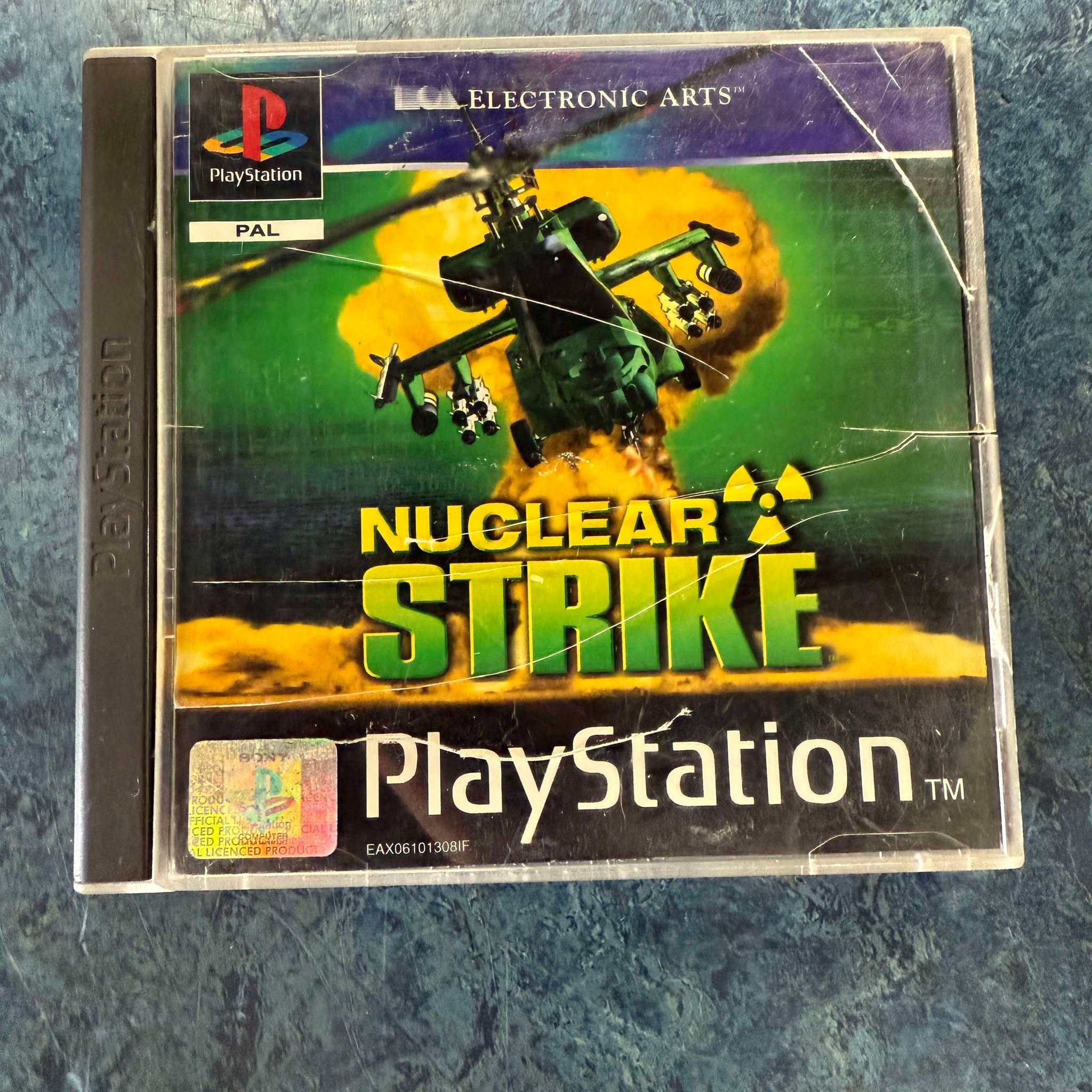 Product photo for Sony Nuclear Strike - PlayStation 1 Game