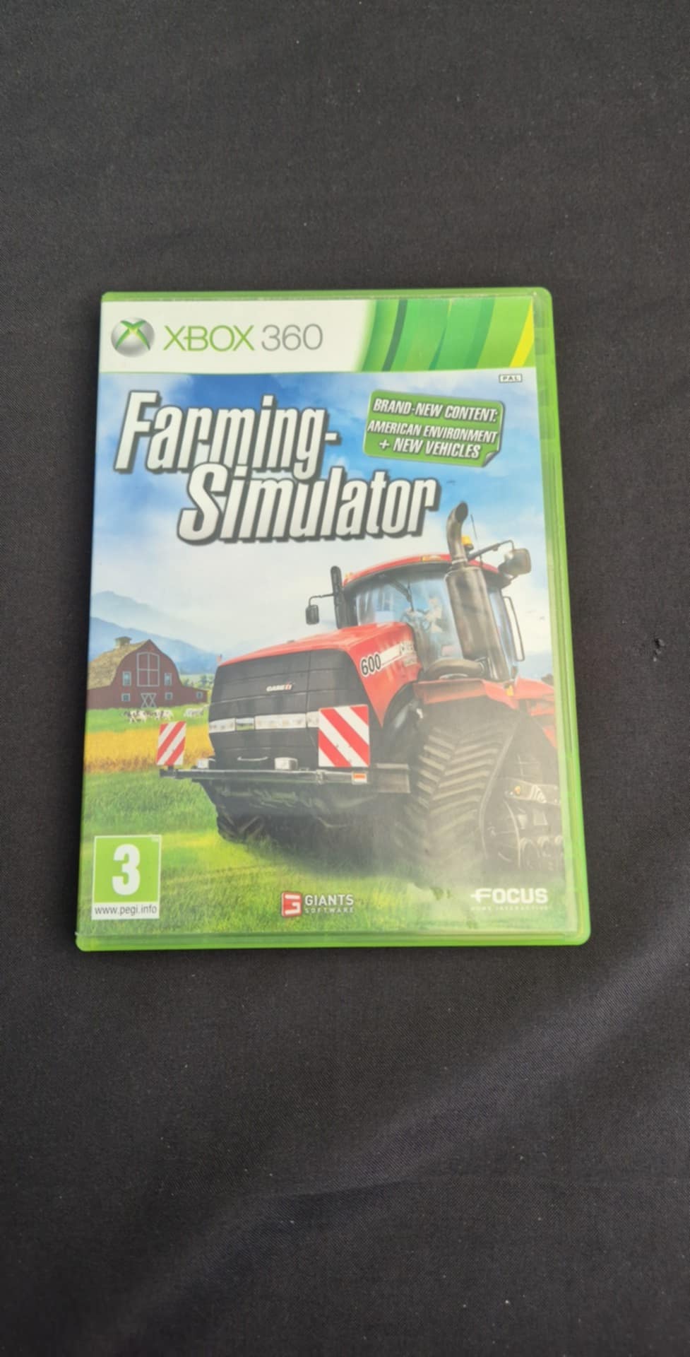 Product photo for microsoft 360 Farming Simulator Xbox 360 Game.