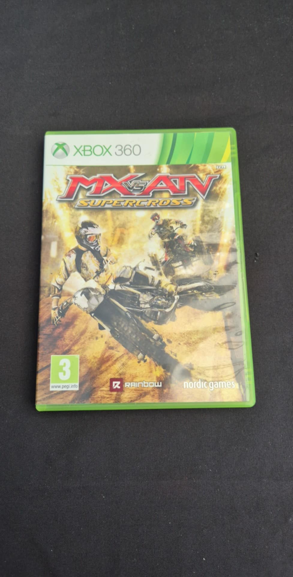 Product photo for microsoft xbox  360 MX Vs ATV Super cross Xbox 360 Game.