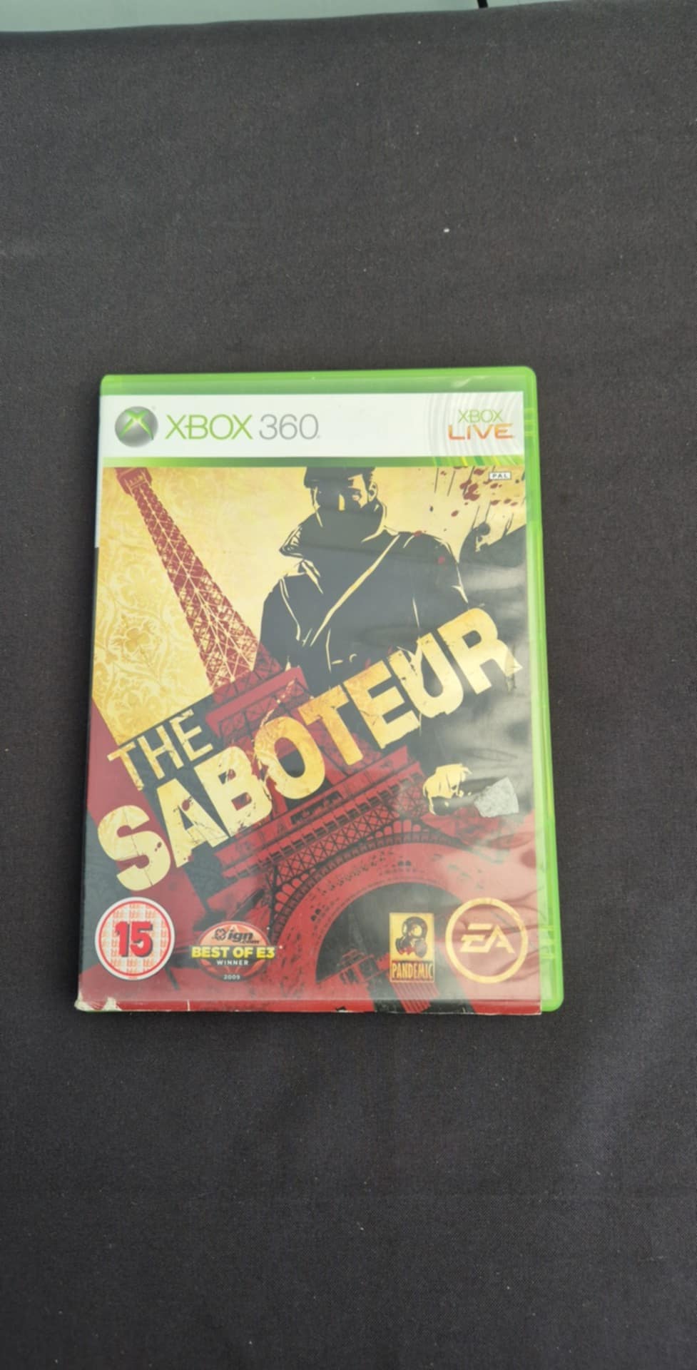 Product photo for microsoft360 The Saboteur xbox 360 Game