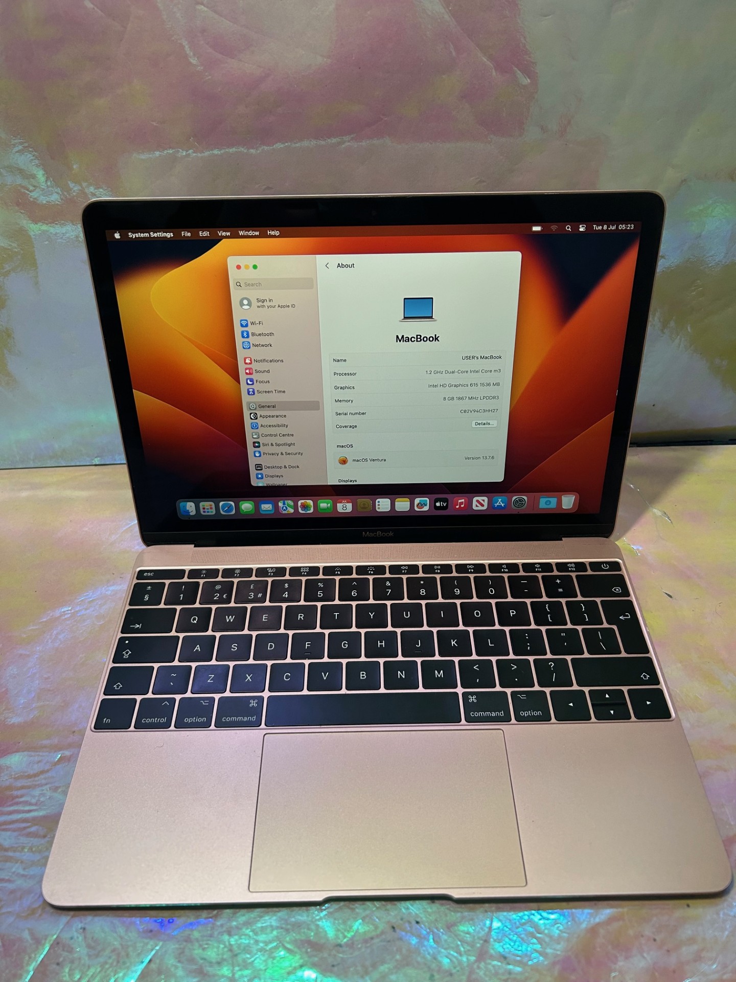 Product photo for MacBook Air 11-Inch 2015 - 8GB RAM 256GB SSD Intel Core m3