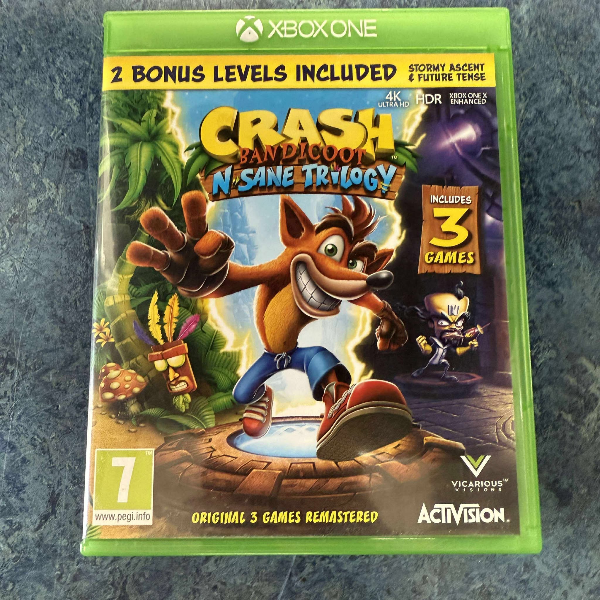 Product photo for Microsoft Crash Bandicoot N Sane Trilogy - Xbox One Game