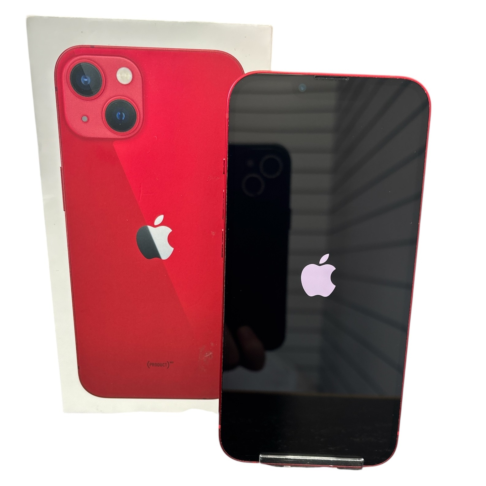 Product photo for Apple iPhone 13 128GB Product Red, Unlocked B