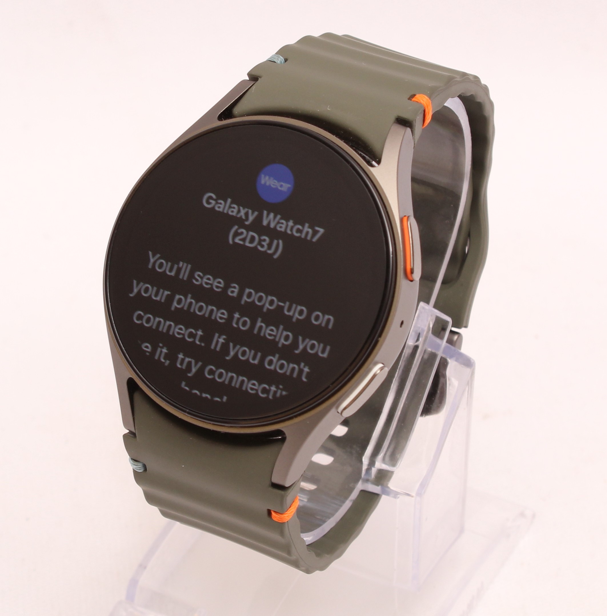 Product photo for Samsung Galaxy Watch7 40mm GPS LTE Smart Fitness Watch - Green Band (B+)