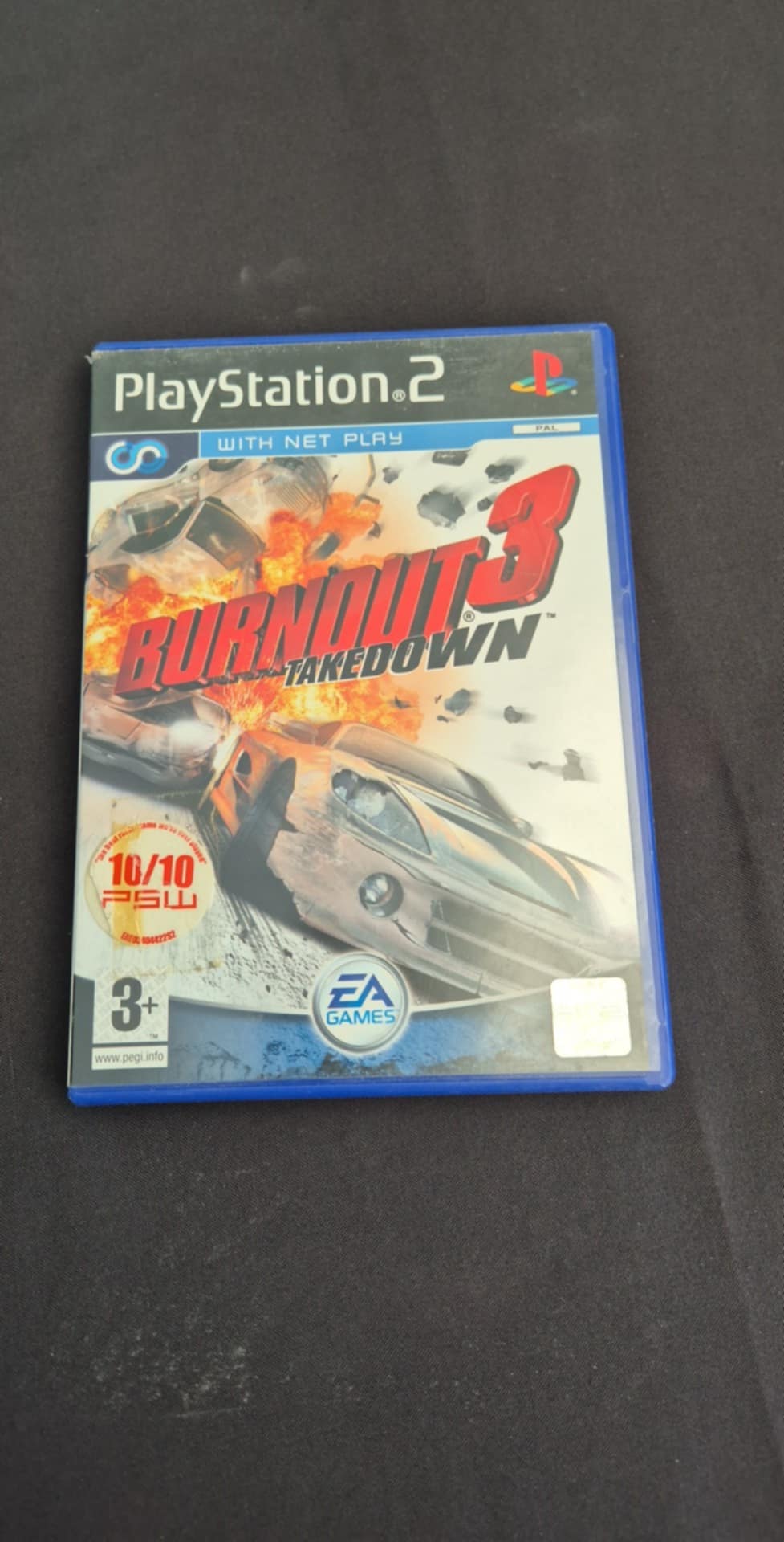 Product photo for sony ps2 Burnout 3 Takedown ps2 Game.