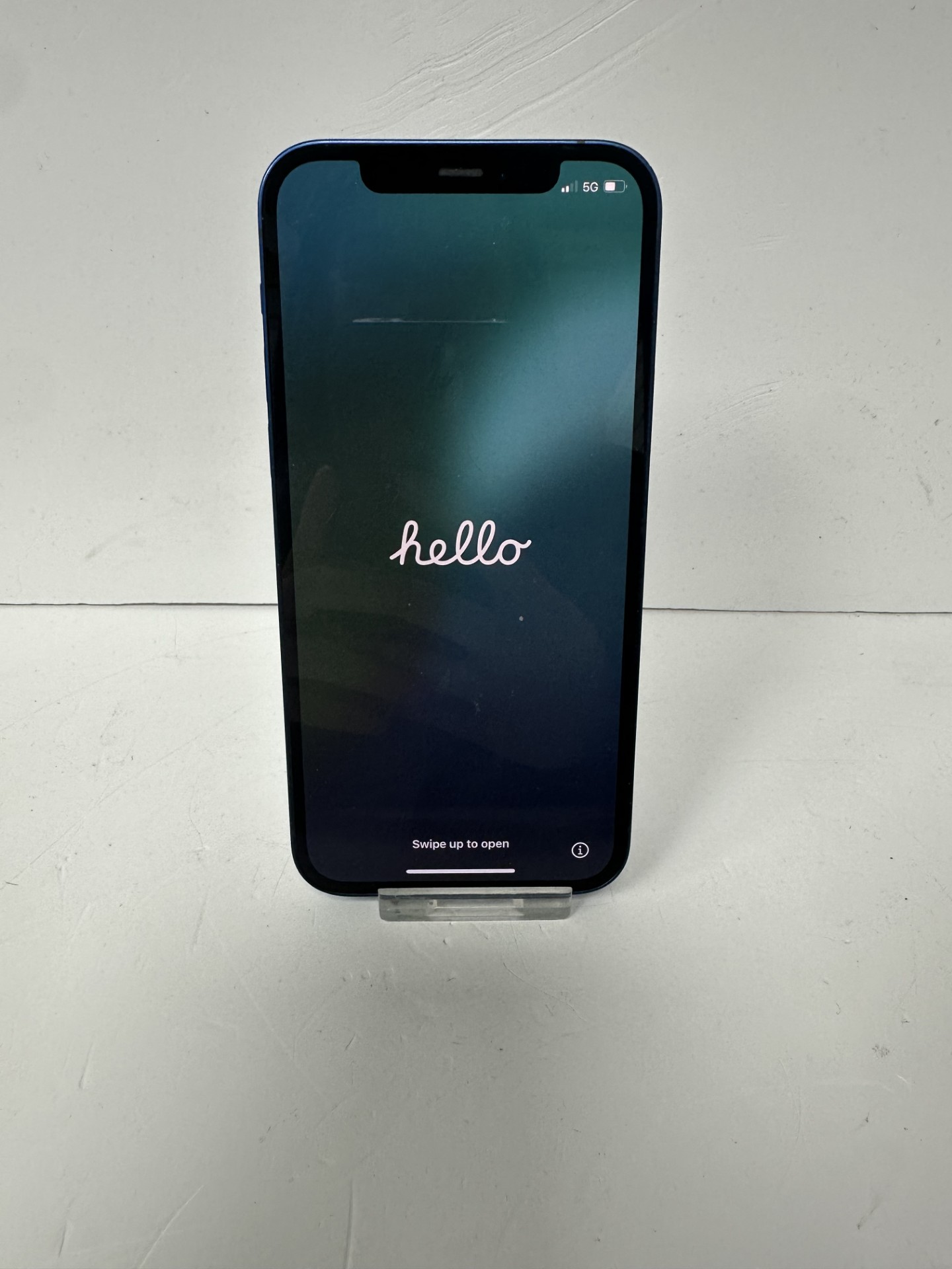 Product photo for IPHONE 12 64GB 87%BATTERY HEALTH BLUE UNLOCKED UNBOXED