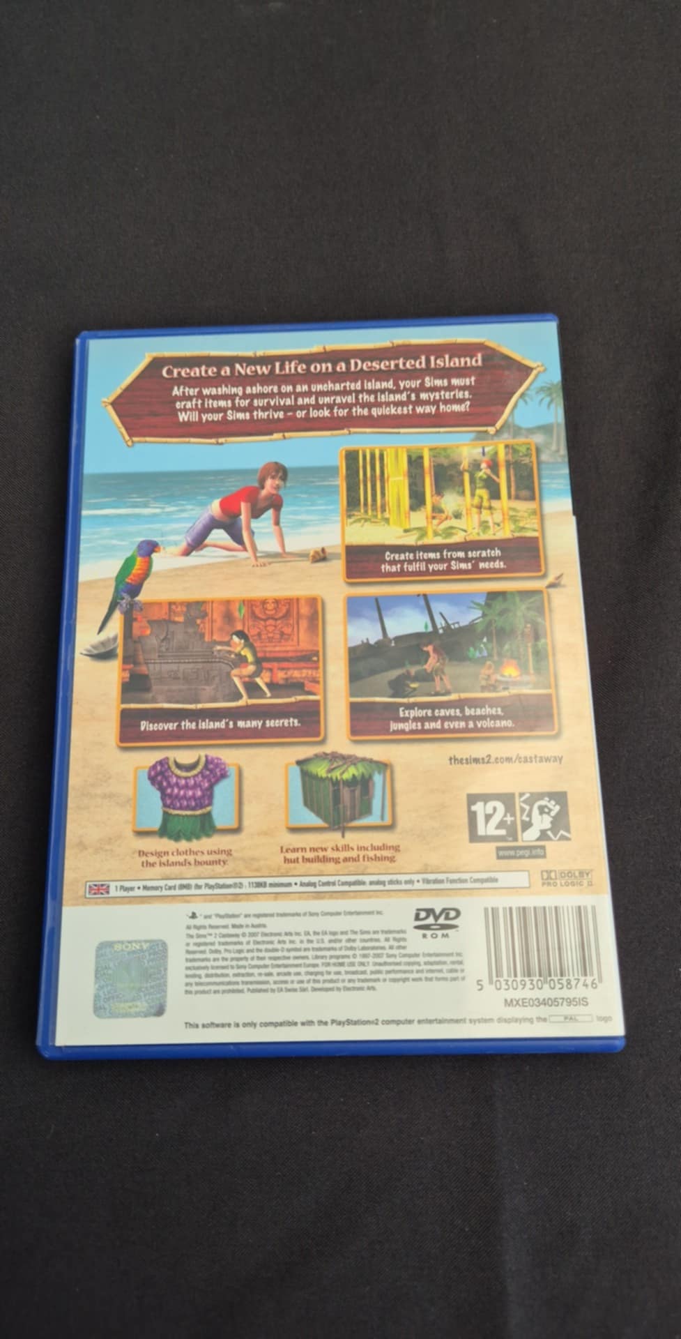 Product photo for sony ps2 Sims 2 Castaway ps2 Game
