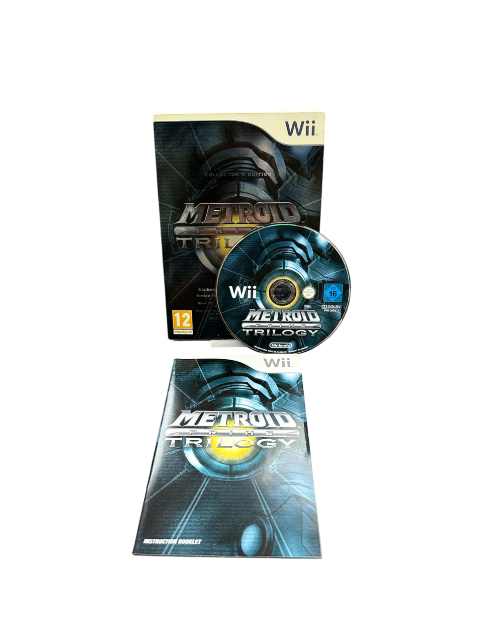 Product photo for Metroid Prime Trilogy Collector's Edition W/Manual (Wii) *SALE WAS £49.99*