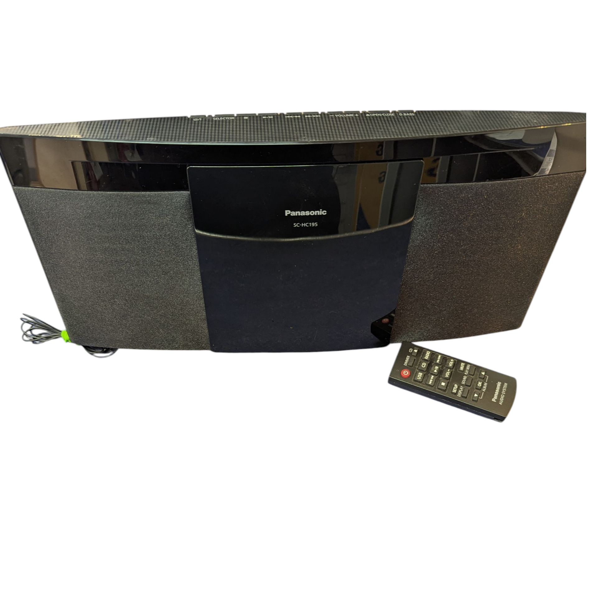 Product photo for Panasonic SC-HC195 CD Player AMFM Radio
