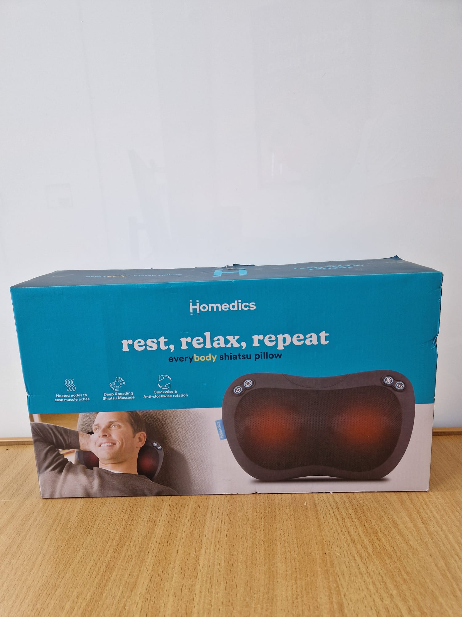 Product photo for Homedics Shiatsu Massage Pillow - Open Box Brand New 12M Warranty