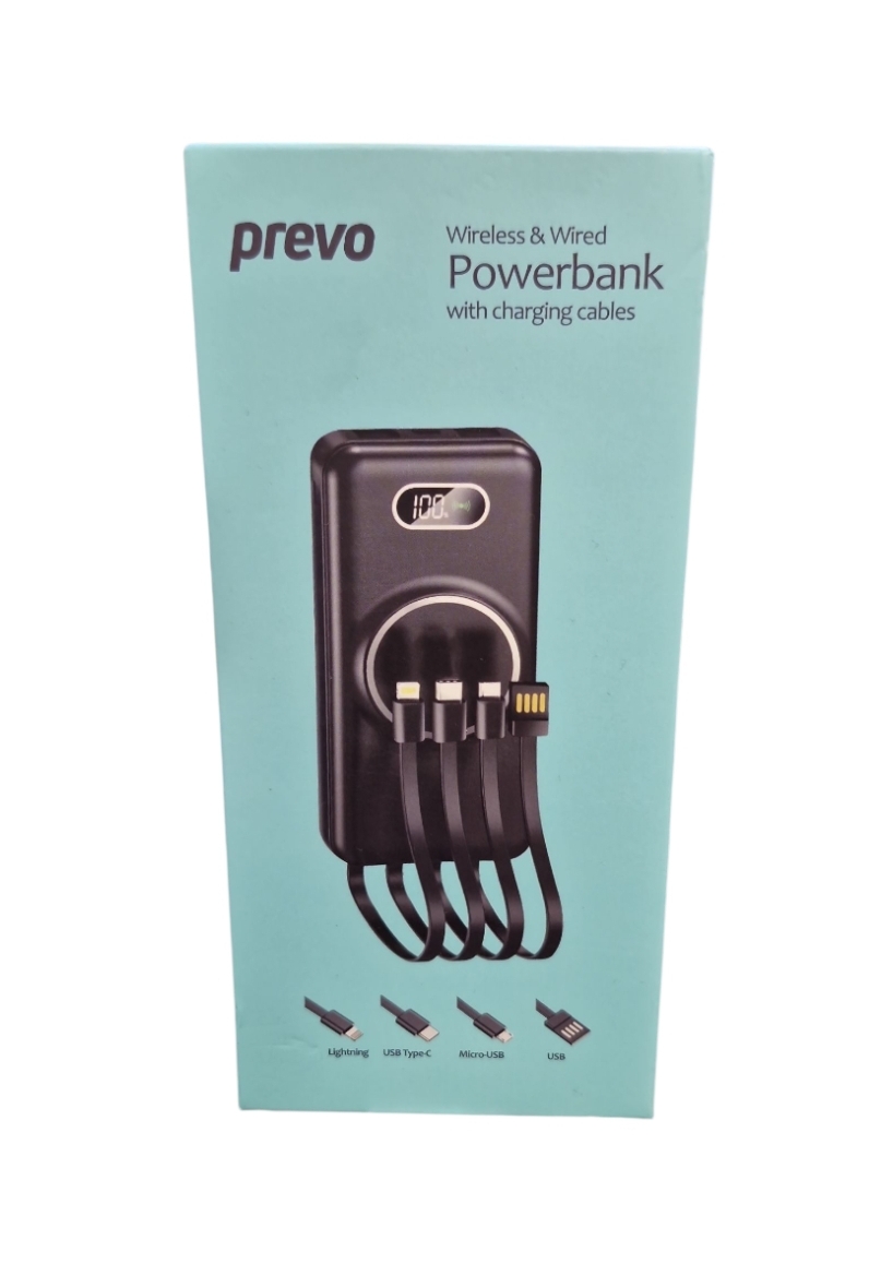 Product photo for Preevo 10000Mah Charging Bank