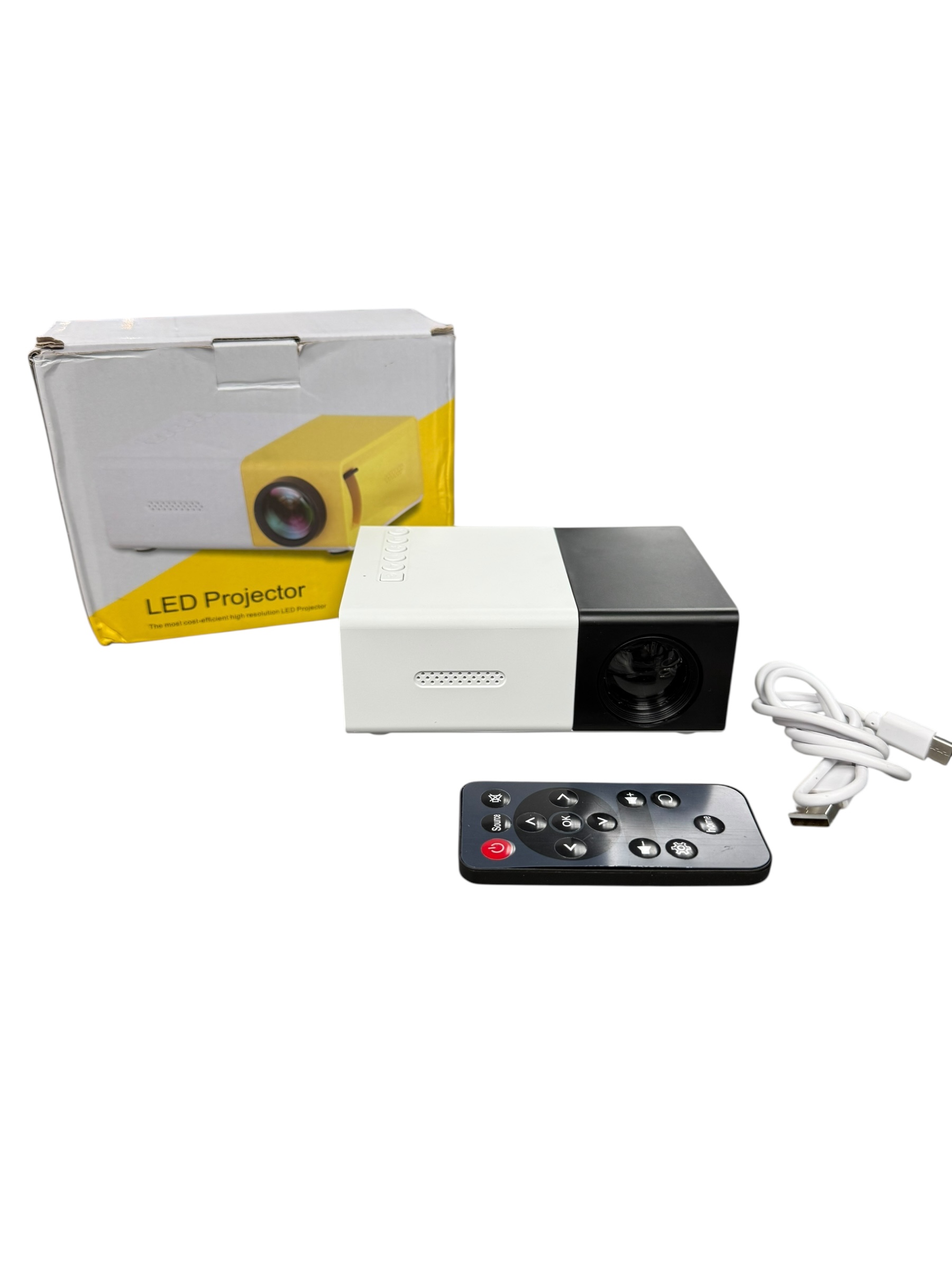 Product photo for LED Projector (Black and White)