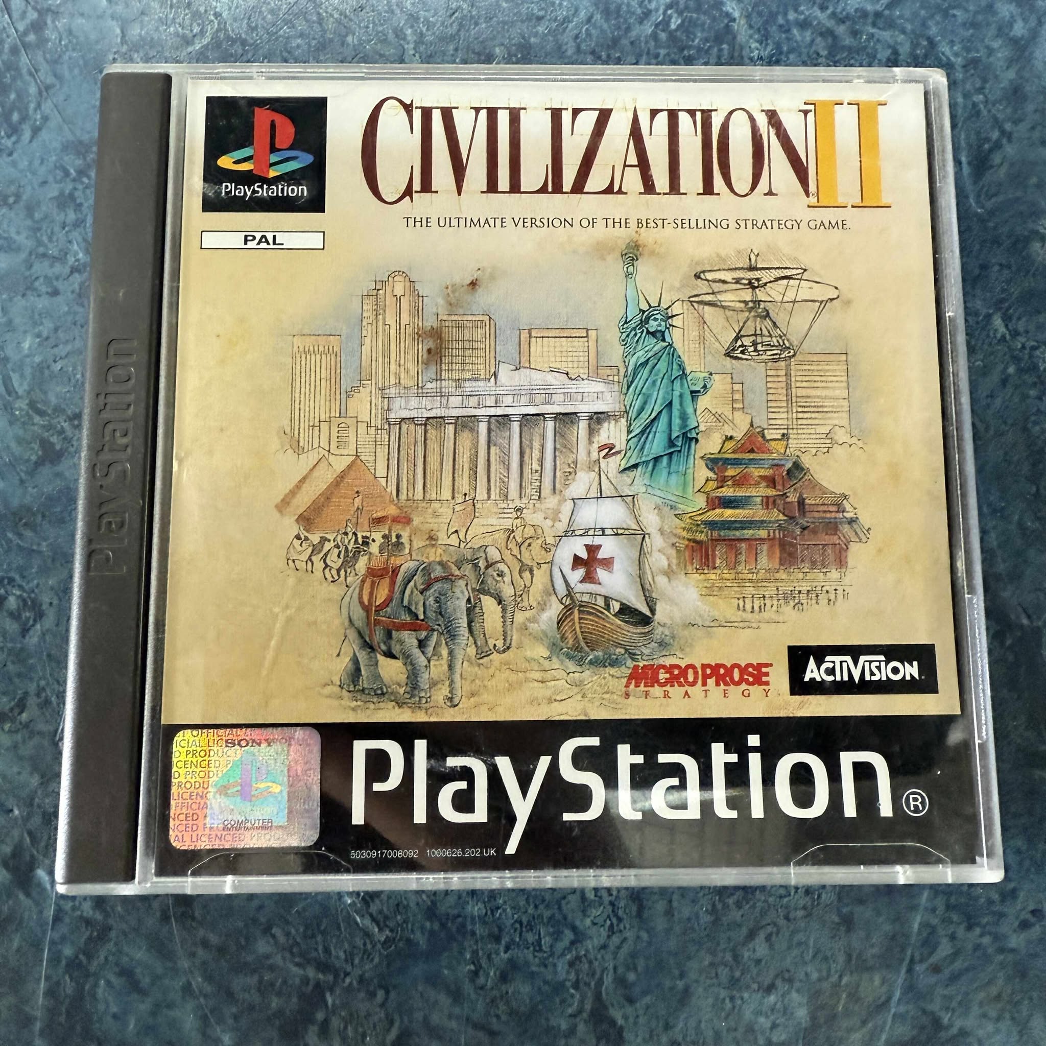 Product photo for Sony Civilization II - PlayStation 1 Game