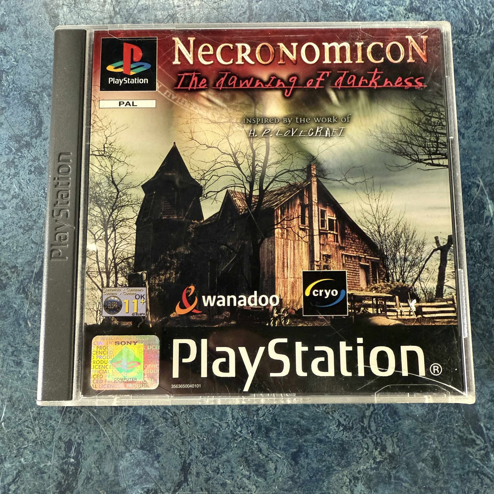 Product photo for Sony Necronomicon The Dawning Of Darkness - PlayStation 1 Game