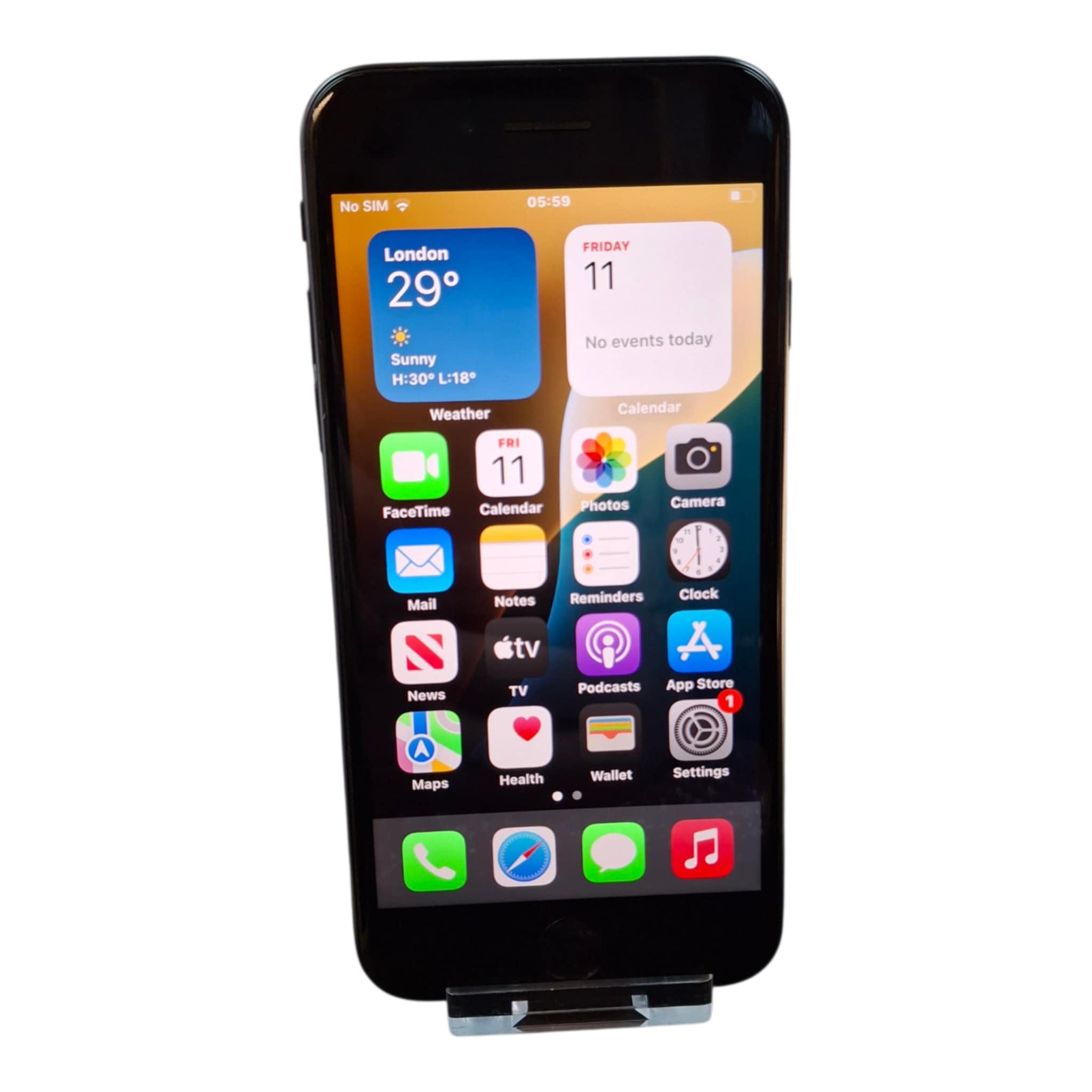 Product photo for Apple iPhone SE (2nd Generation) 64GB Black (Unlocked) C