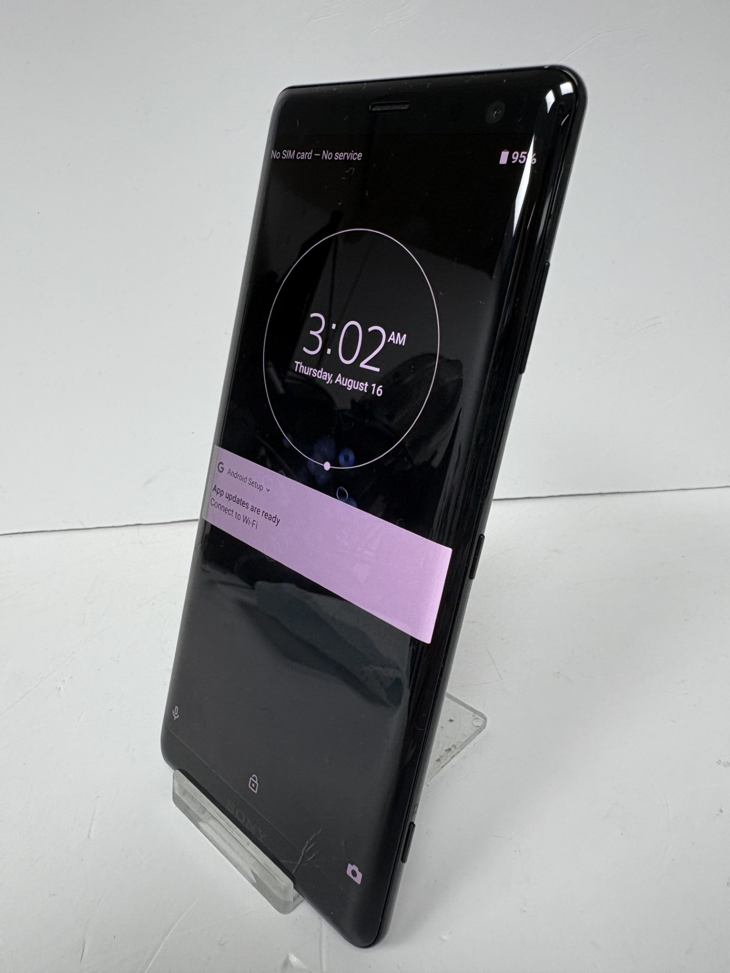 Product photo for sony xz3 64gb unlocked unboxed black