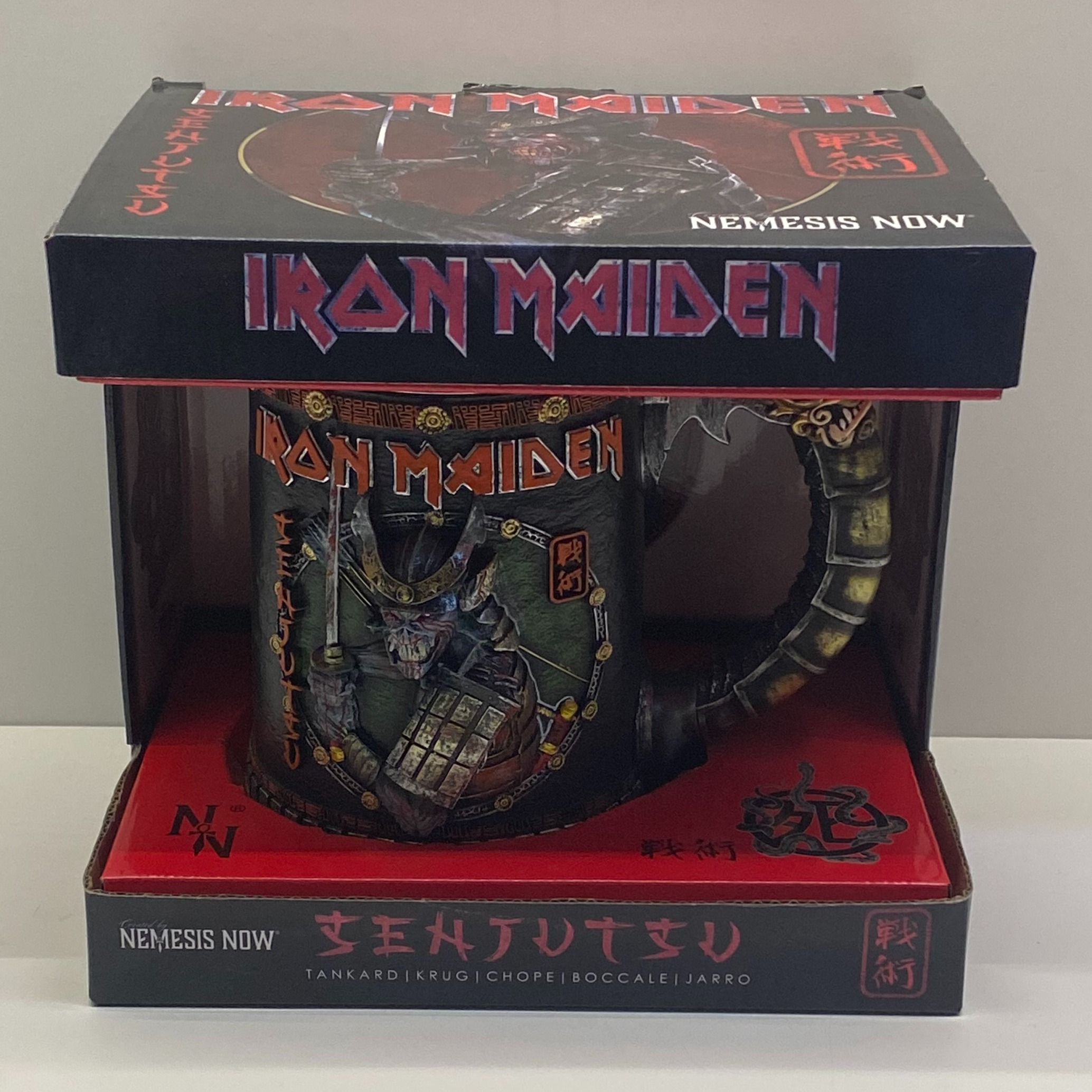 Product photo for Nemesis Now Iron Maiden Senjutsu Tankard 15.5cm