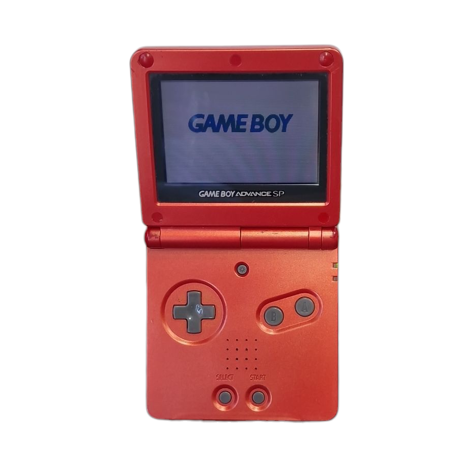 Product photo for Game Boy Advance SP AGS-001 Console, Metallic Red., Discounted