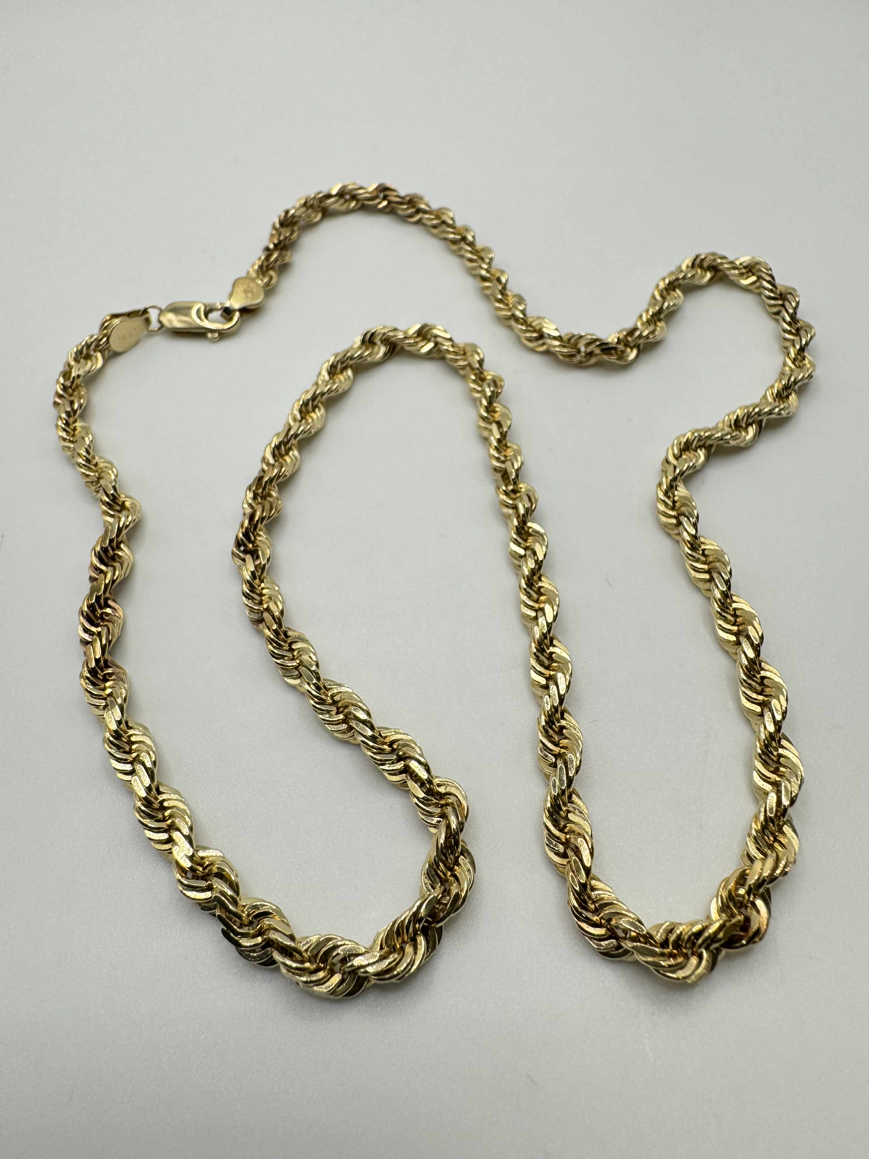 Product photo for 14ct Weighted Rope Chain