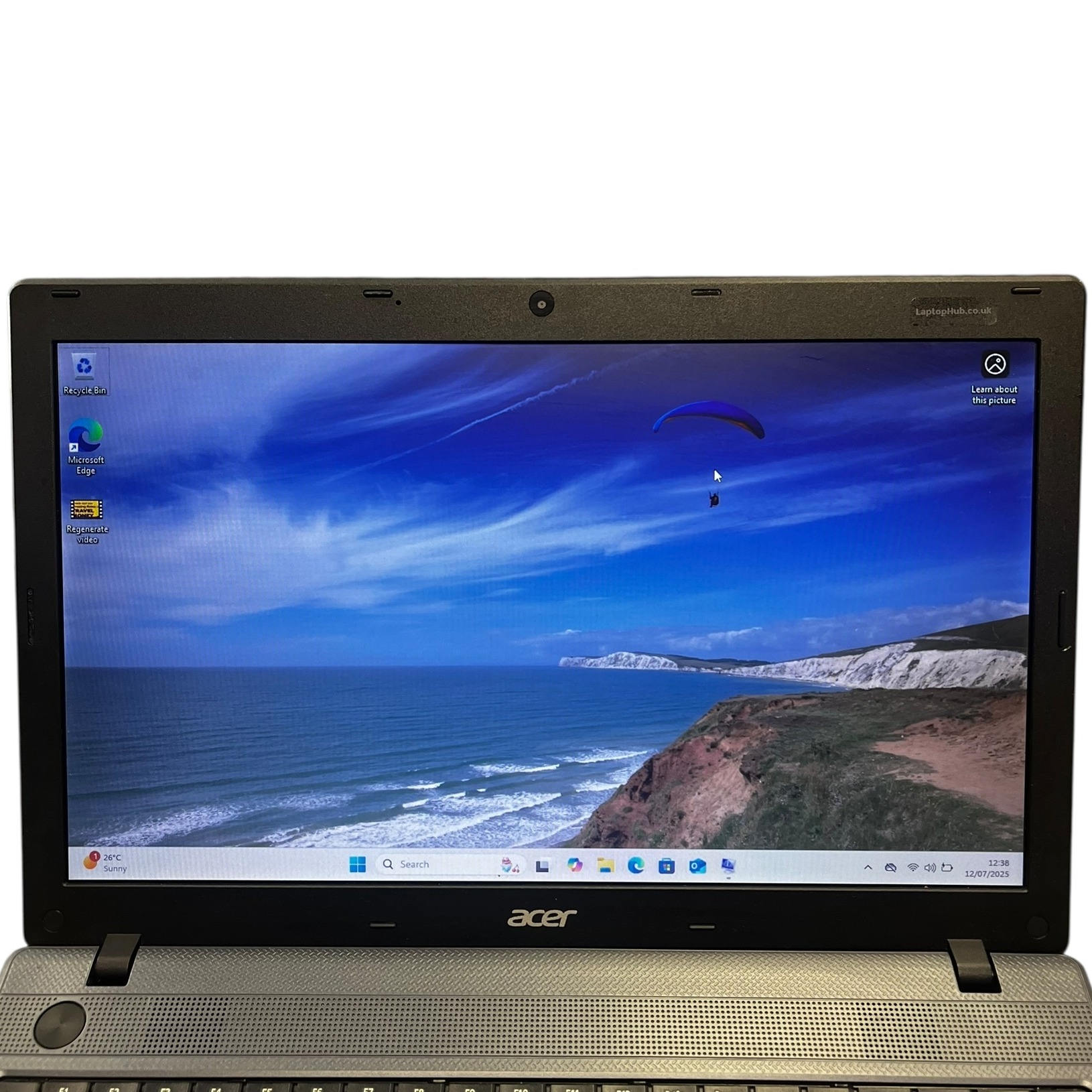 Product photo for Acer TravelMate 5744 - Black (8GB Ram, 256GB SSD, Windows 11, Poor Battery Life)