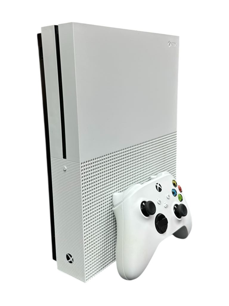 Product photo for Xbox One S Console, 500GB, White, Unboxed