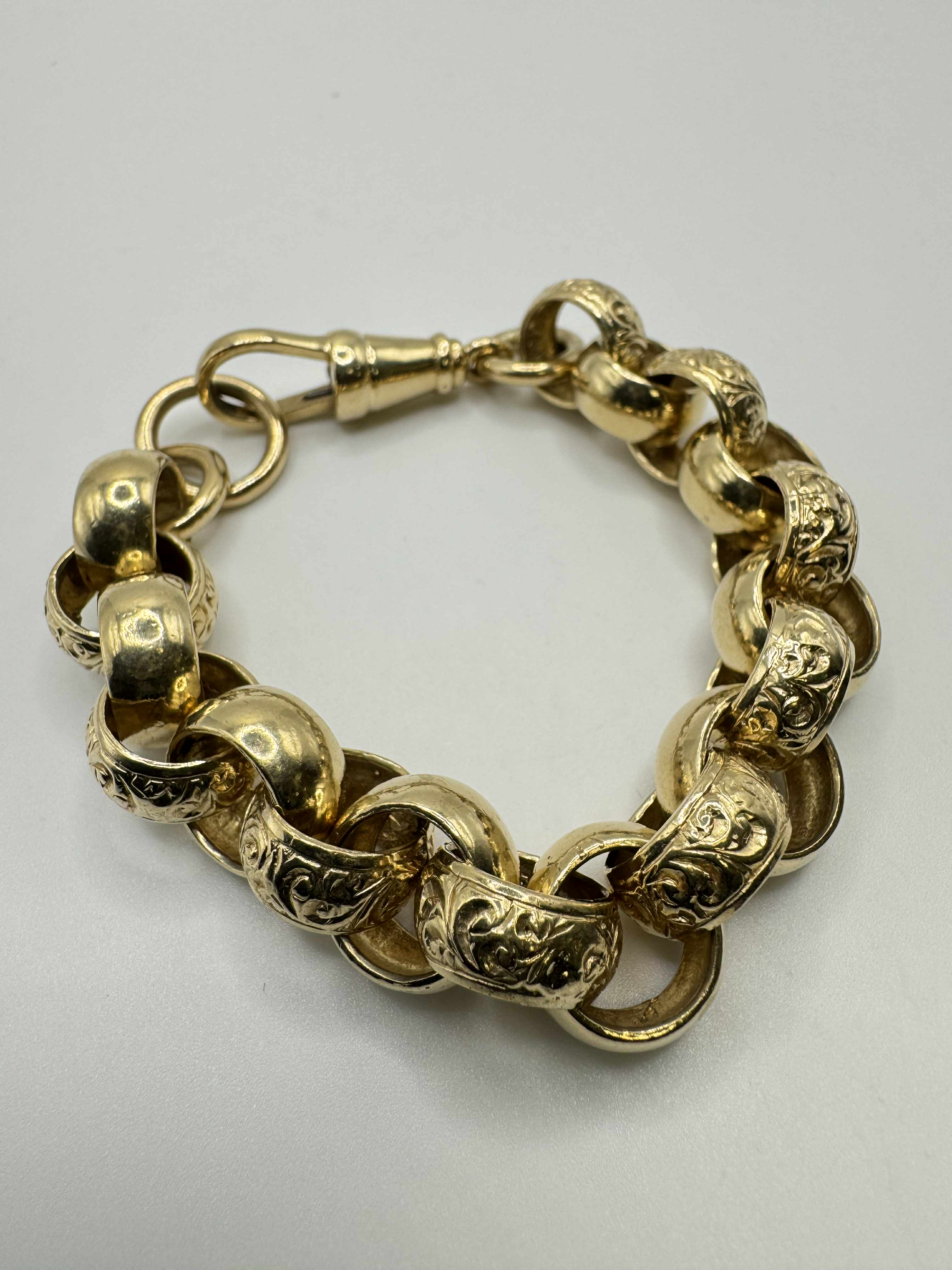 Product photo for 9ct Large Belcher Bracelet