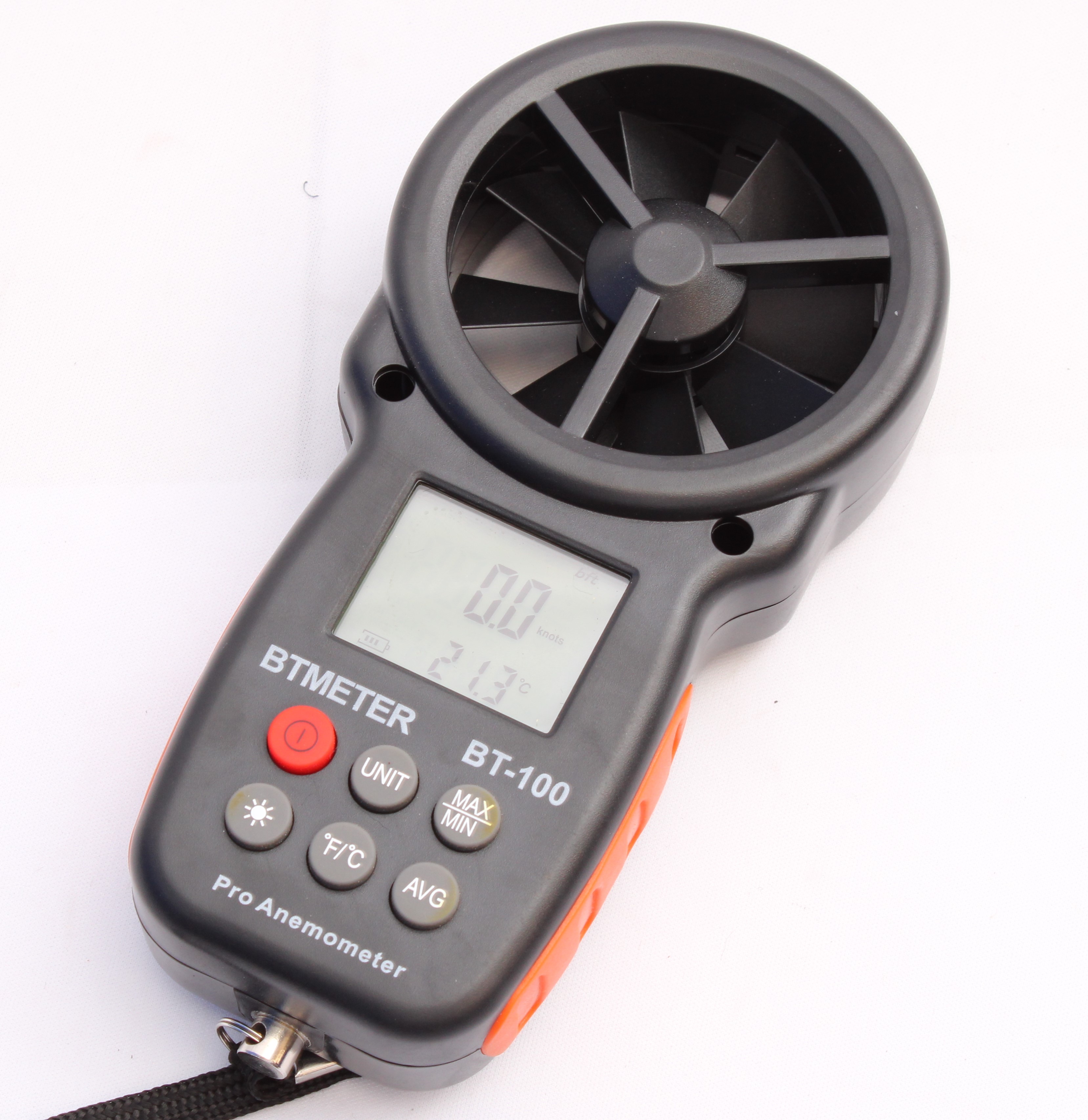 Product photo for BTMETER BT-100 Pro Anemometer Digital Wind Speed Detector (U)