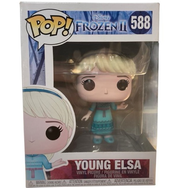 Product photo for Frozen II Young Elsa 588 Pop Figure