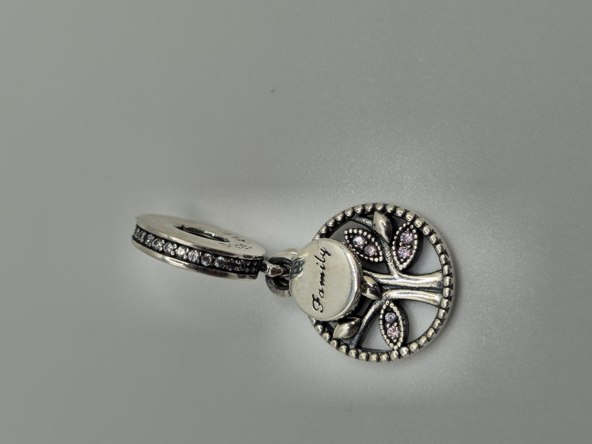 Product photo for Family Tree Pandora Charm - Silver