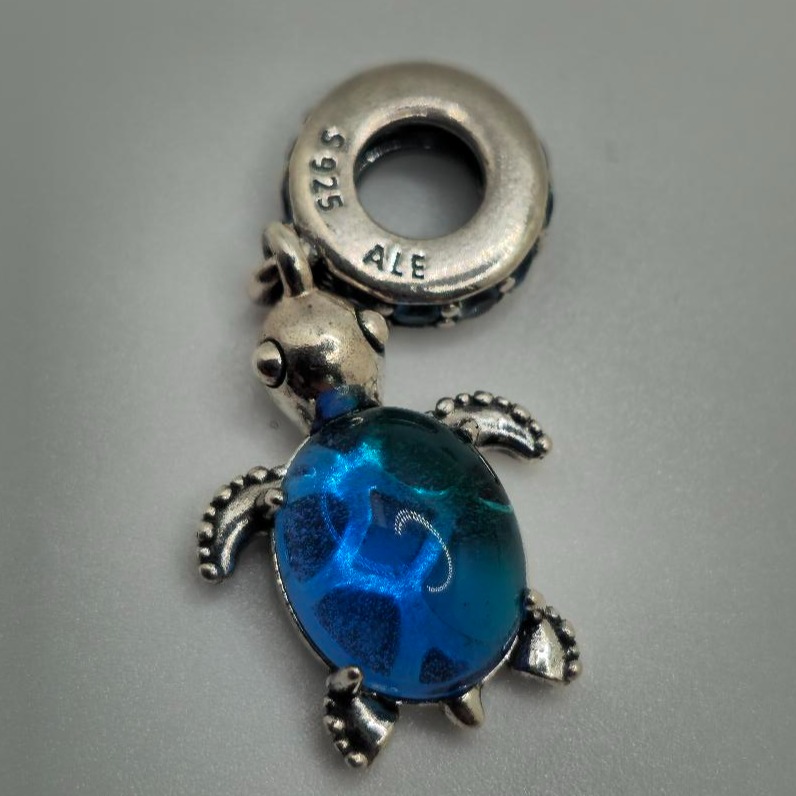 Product photo for Turtle Pandora Charm - Silver