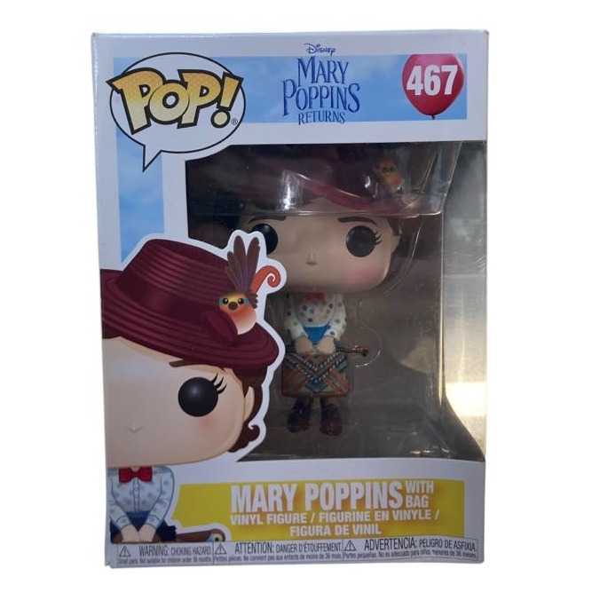 Product photo for Mary Poppins With Bag 467 Pop Figure