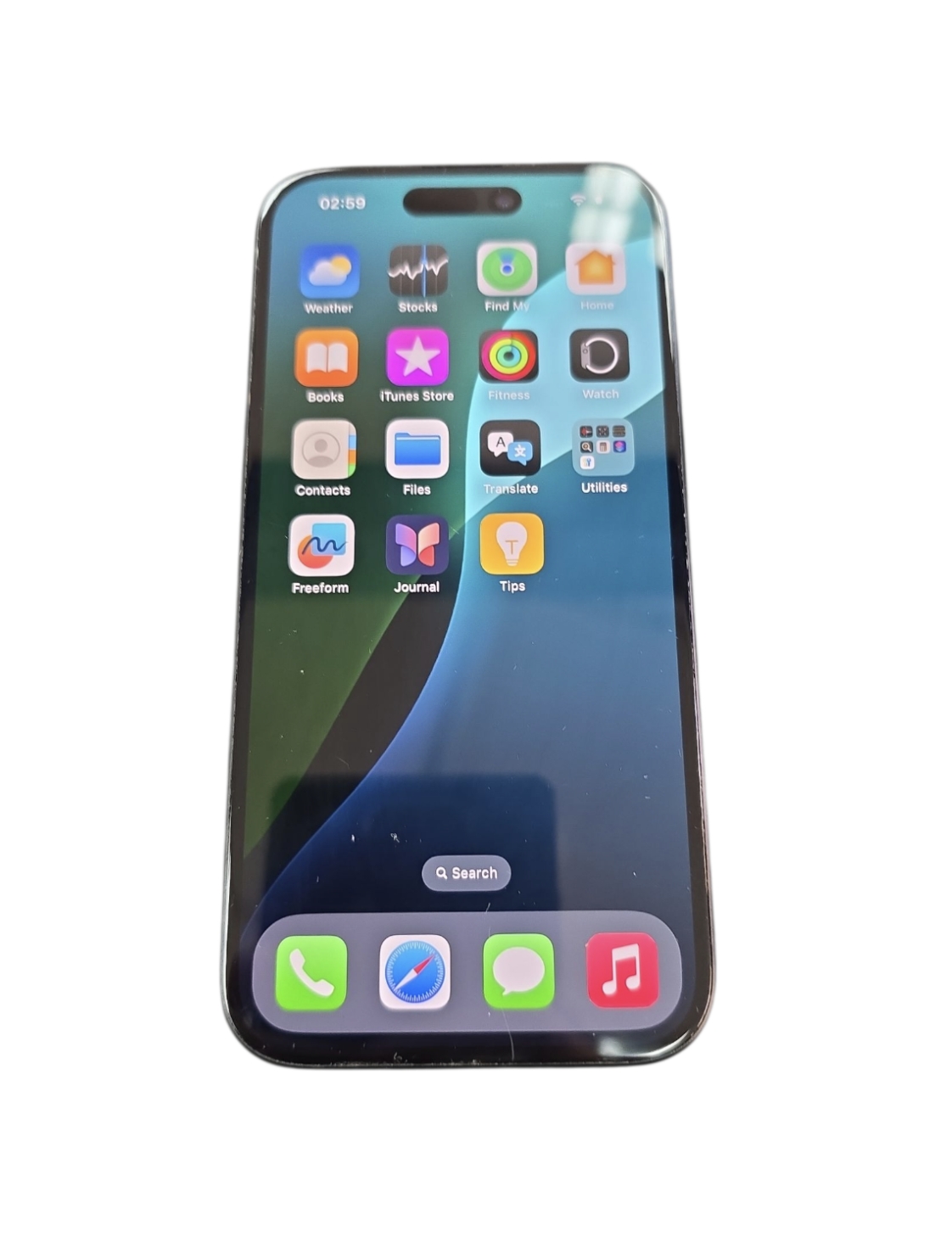 Product photo for iPhone 15 128GB Black Unlocked