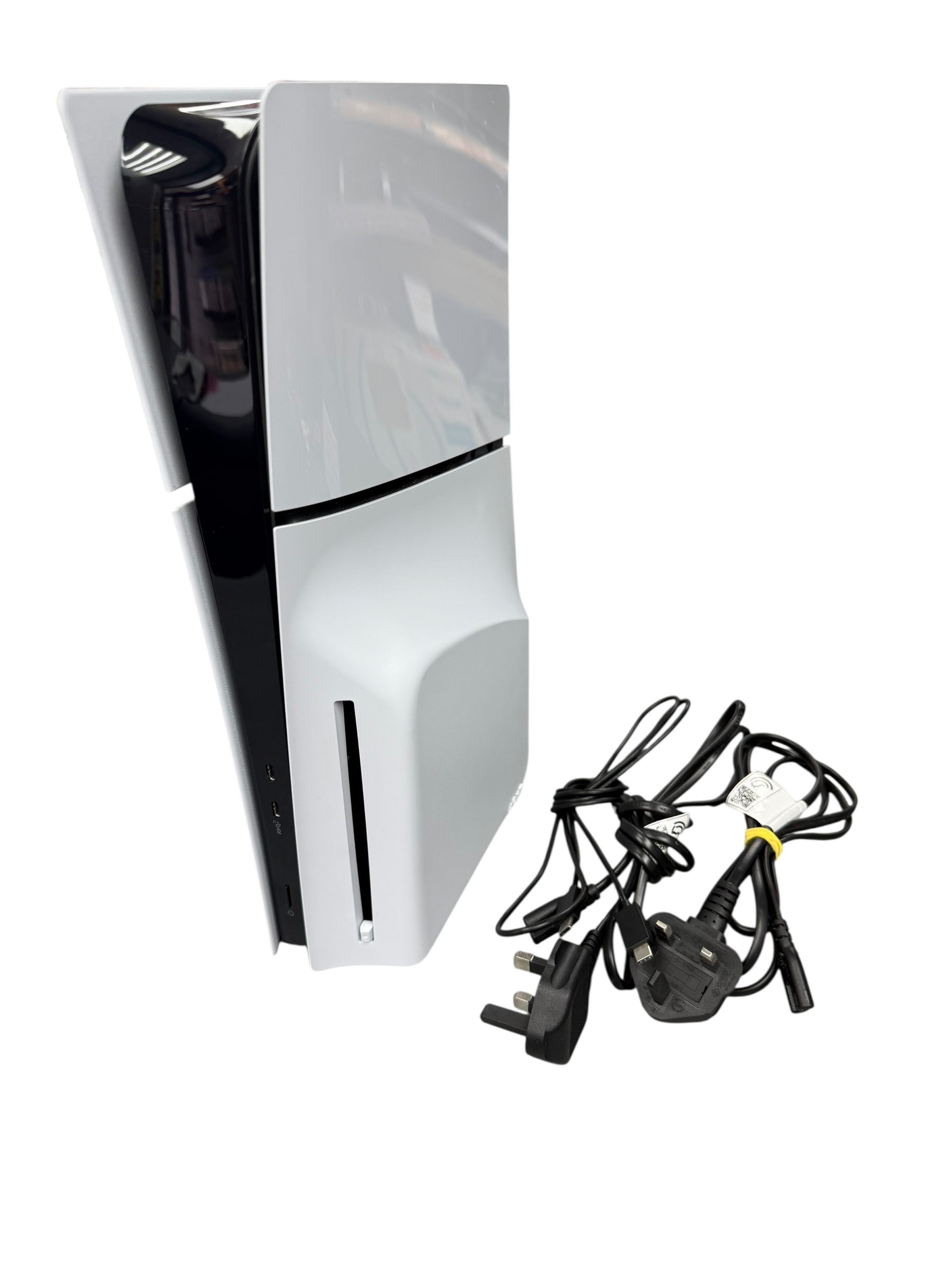 Product photo for Playstation 5 Slim Console, 1TB, White, Unboxed, No controller