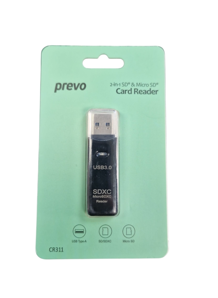 Product photo for Preevo USB 3.0 SD Card Reader
